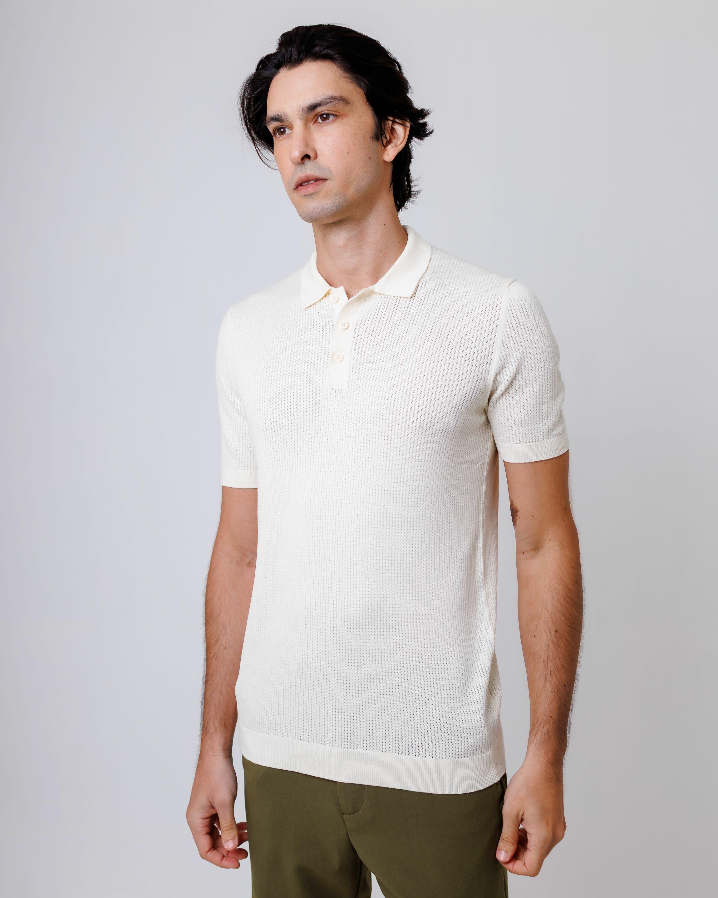 Polo Tricot Polo Off Whit