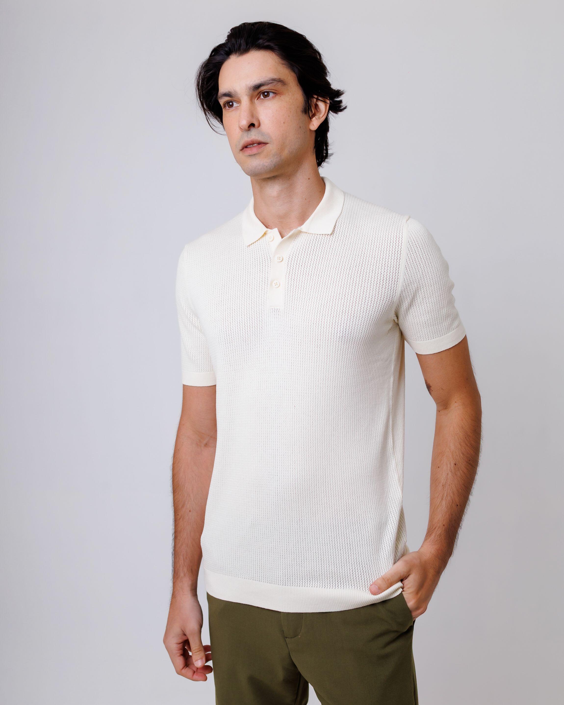 Polo Tricot Polo Off Whit