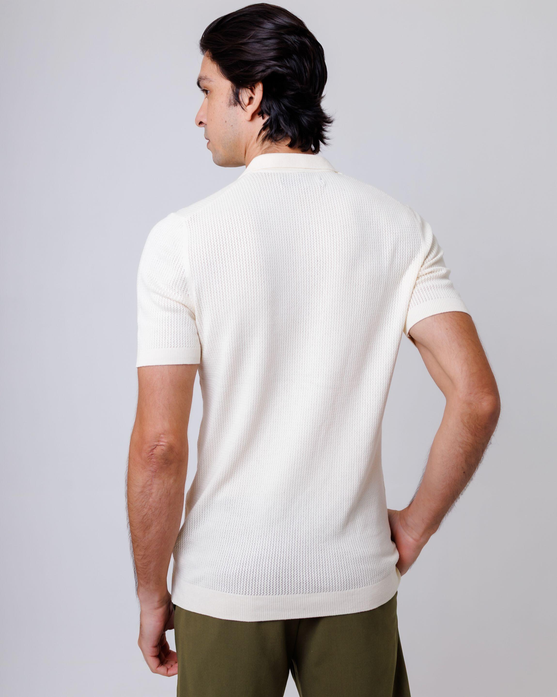 Polo Tricot Polo Off Whit