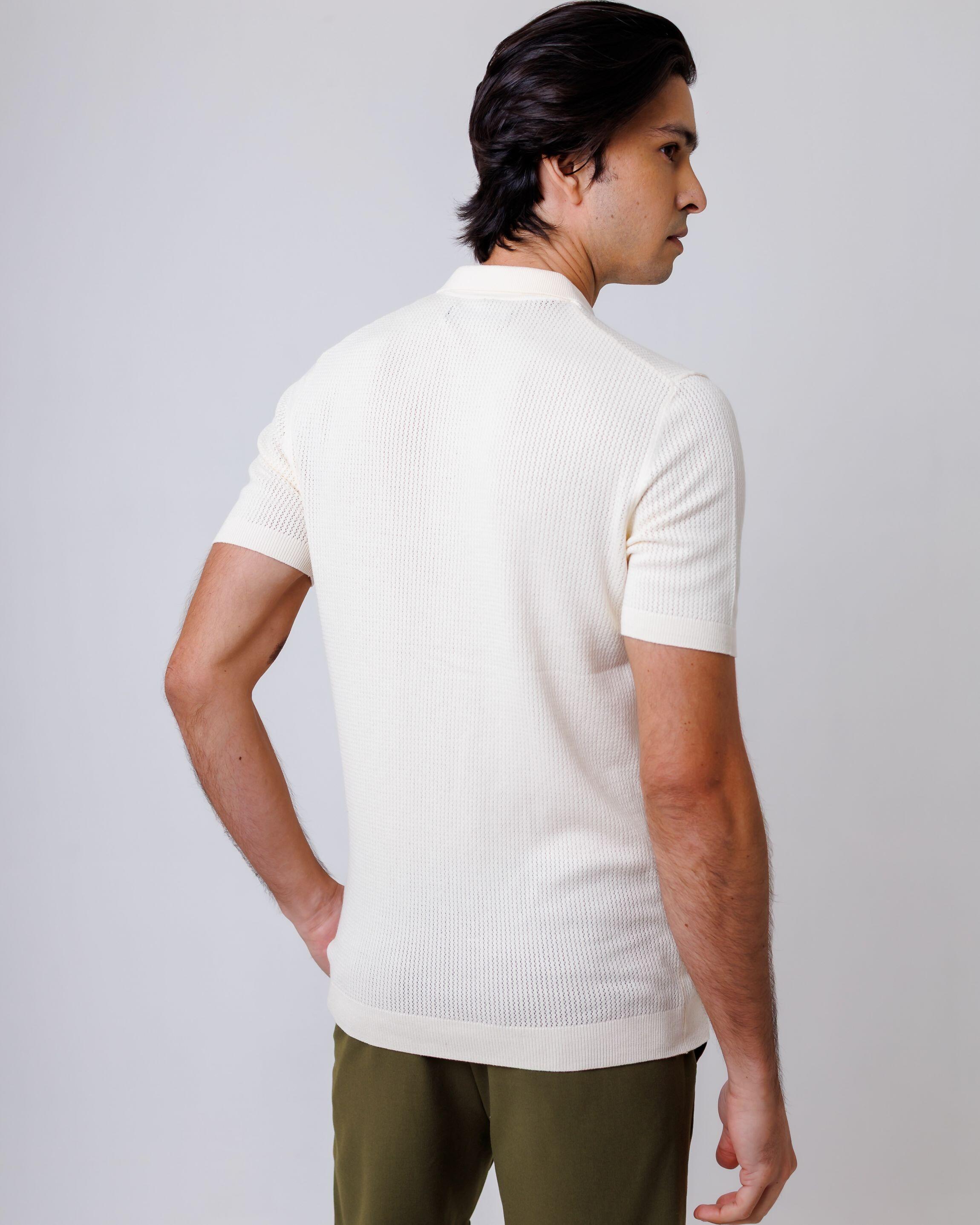 Polo Tricot Polo Off Whit