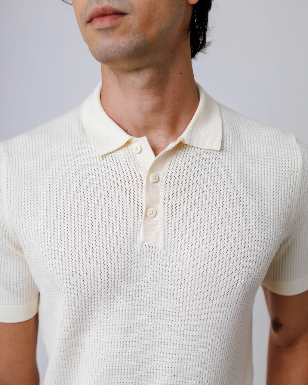 Polo Tricot Polo Off Whit