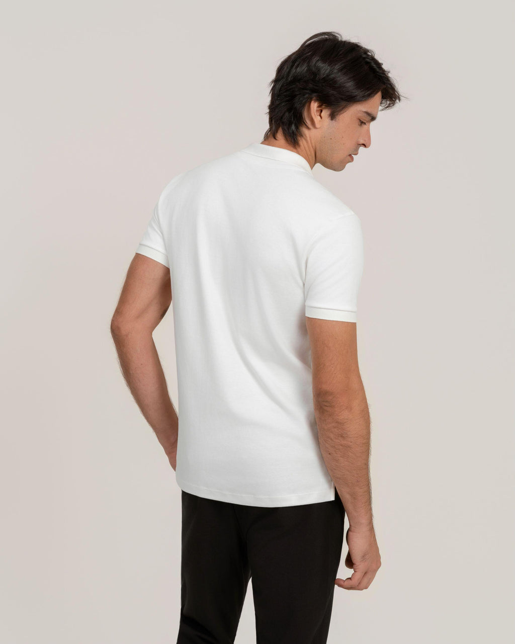 Polo Suedine Egípcio Ivory
