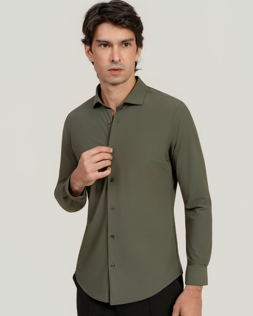 Camisa de Botão ML Tech Verd