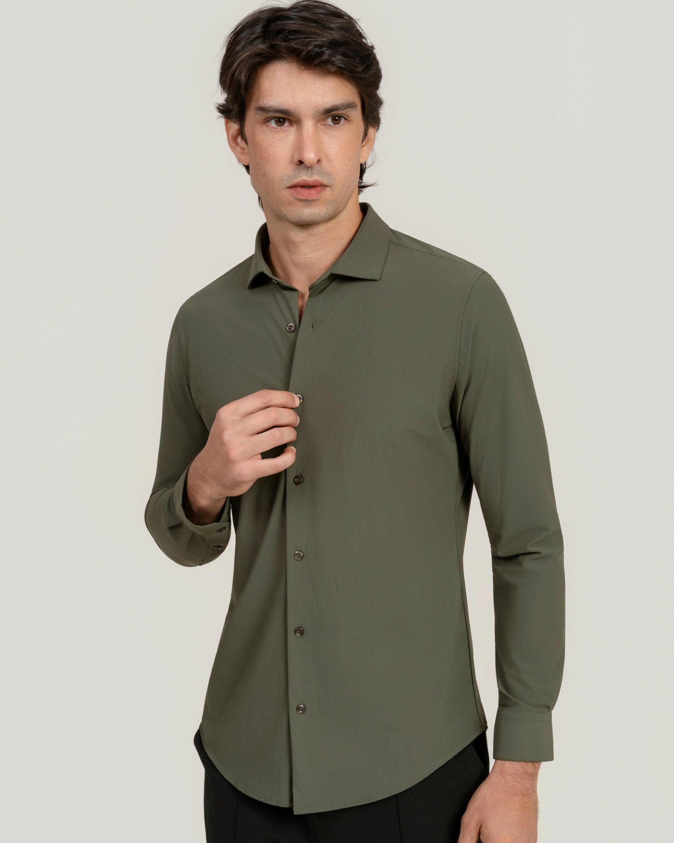 Camisa de Botão ML Tech Verd