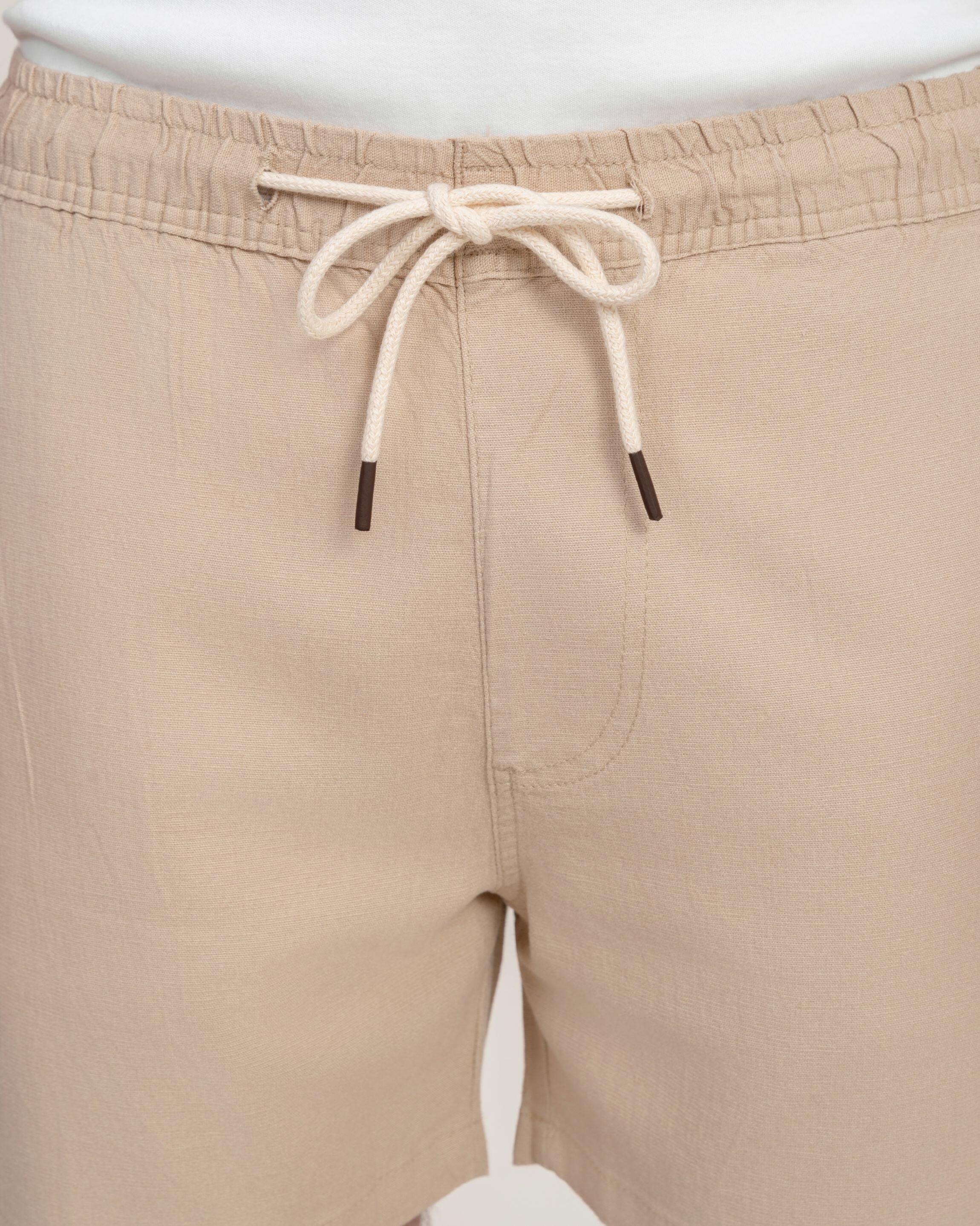 Short Linho Sand