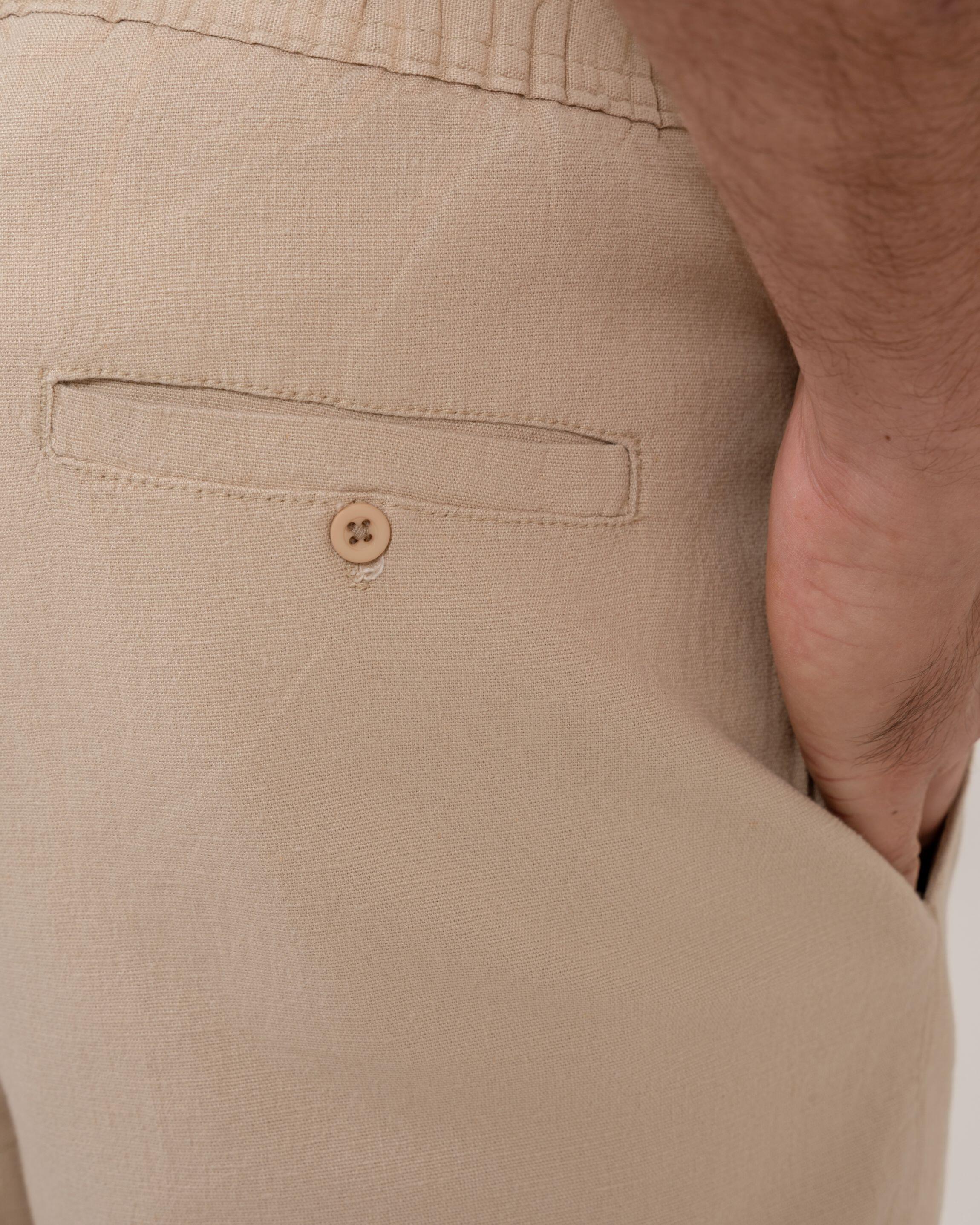 Short Linho Sand