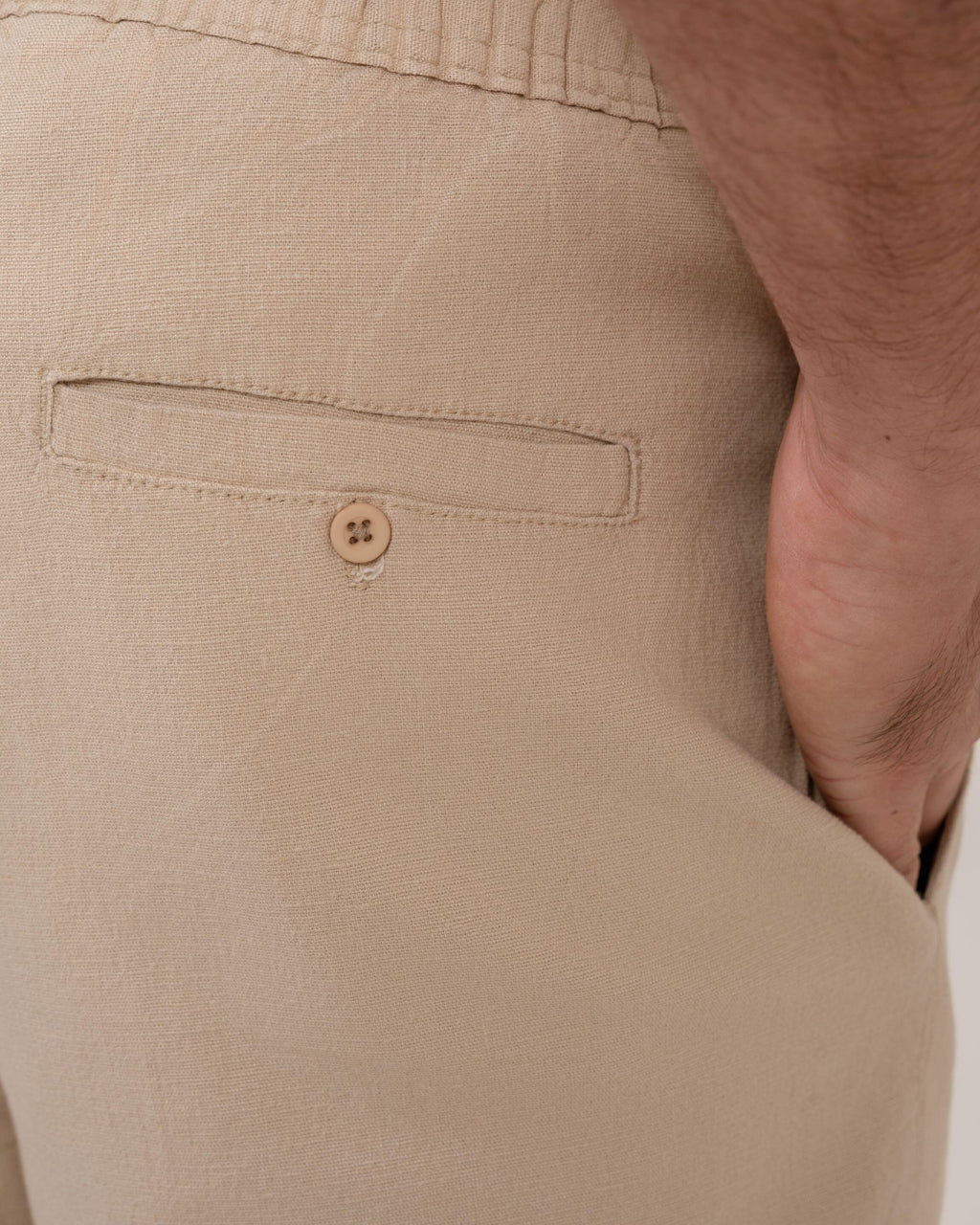 Short Linho Sand