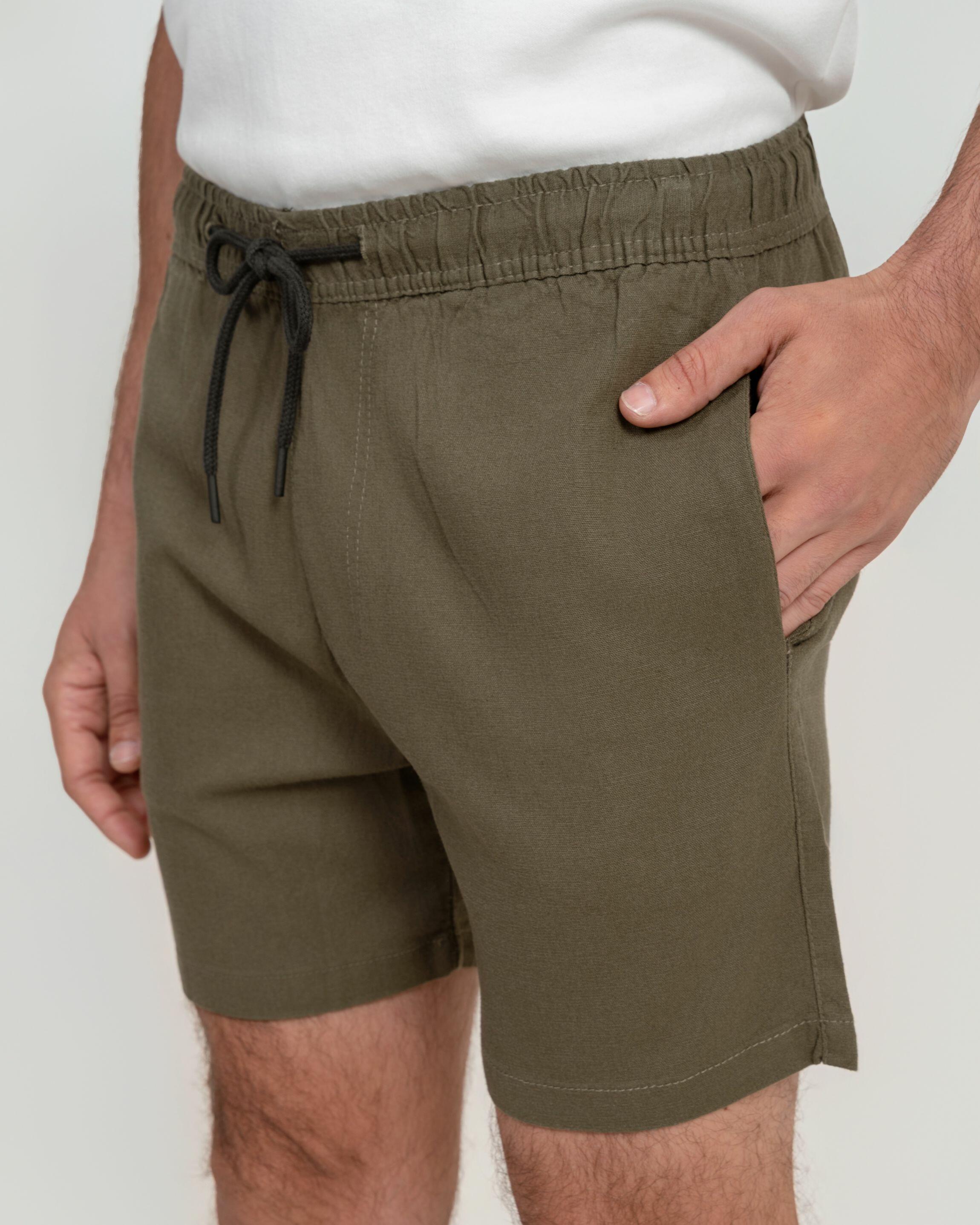 Short Linho Moss