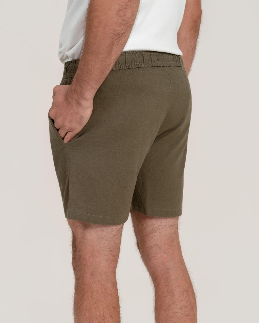 Short Linho Moss