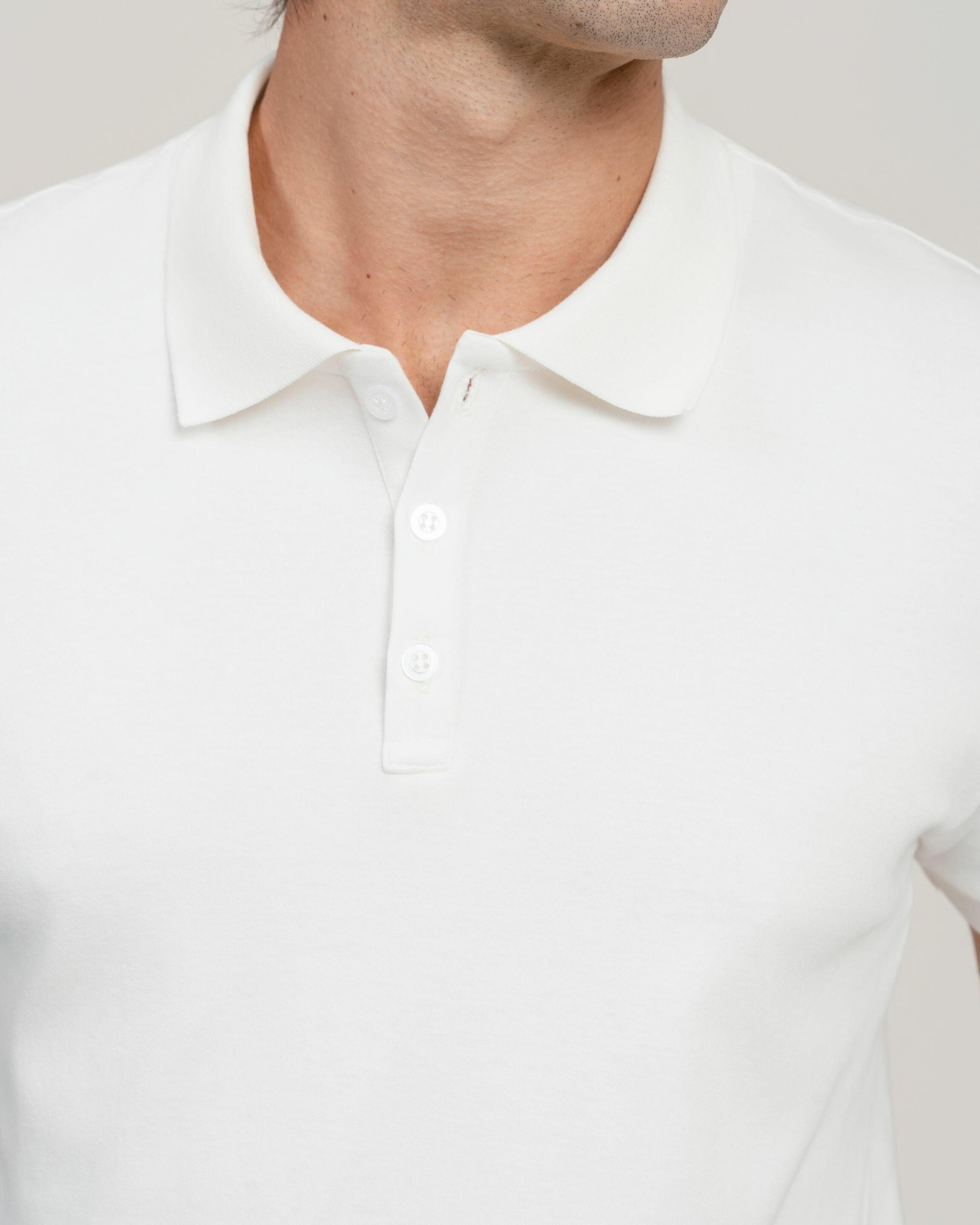 Polo Suedine Egípcio Ivory