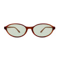Óculos de Sol Oval Firenze Marrom com Lente Verde