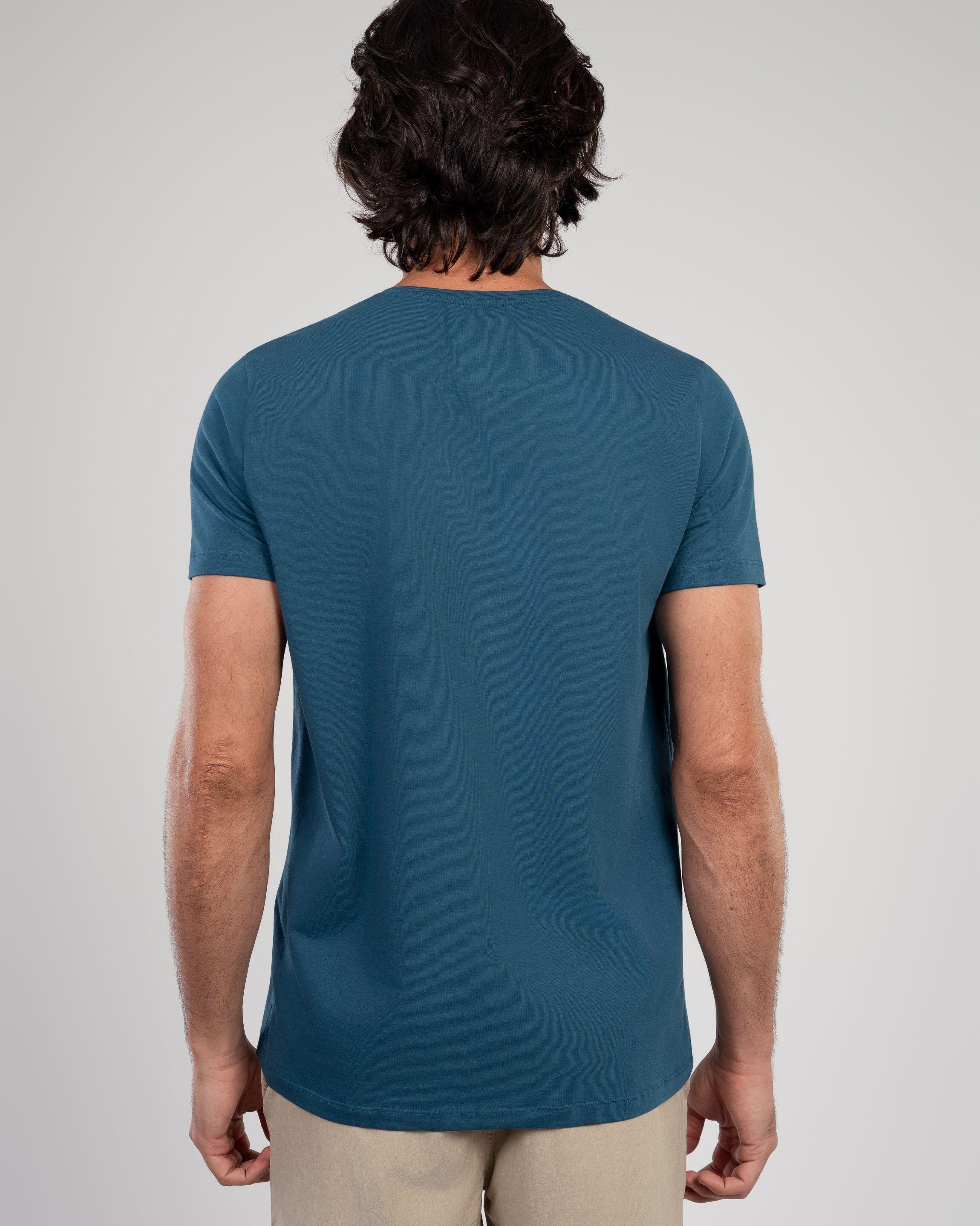 Camiseta Egípcio Gola Redonda Deep Ocean