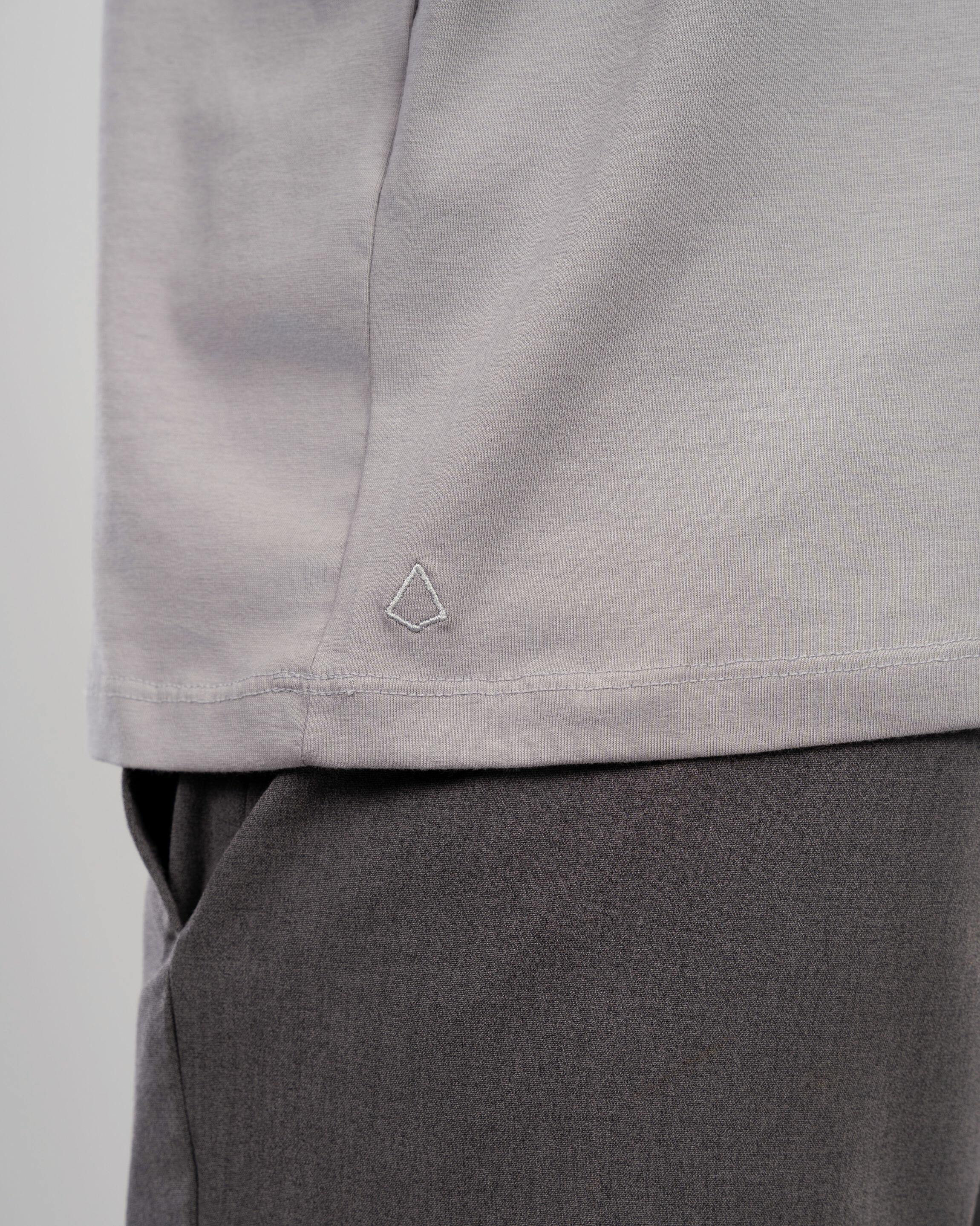 Camiseta Egípcio Gola Redonda Gray