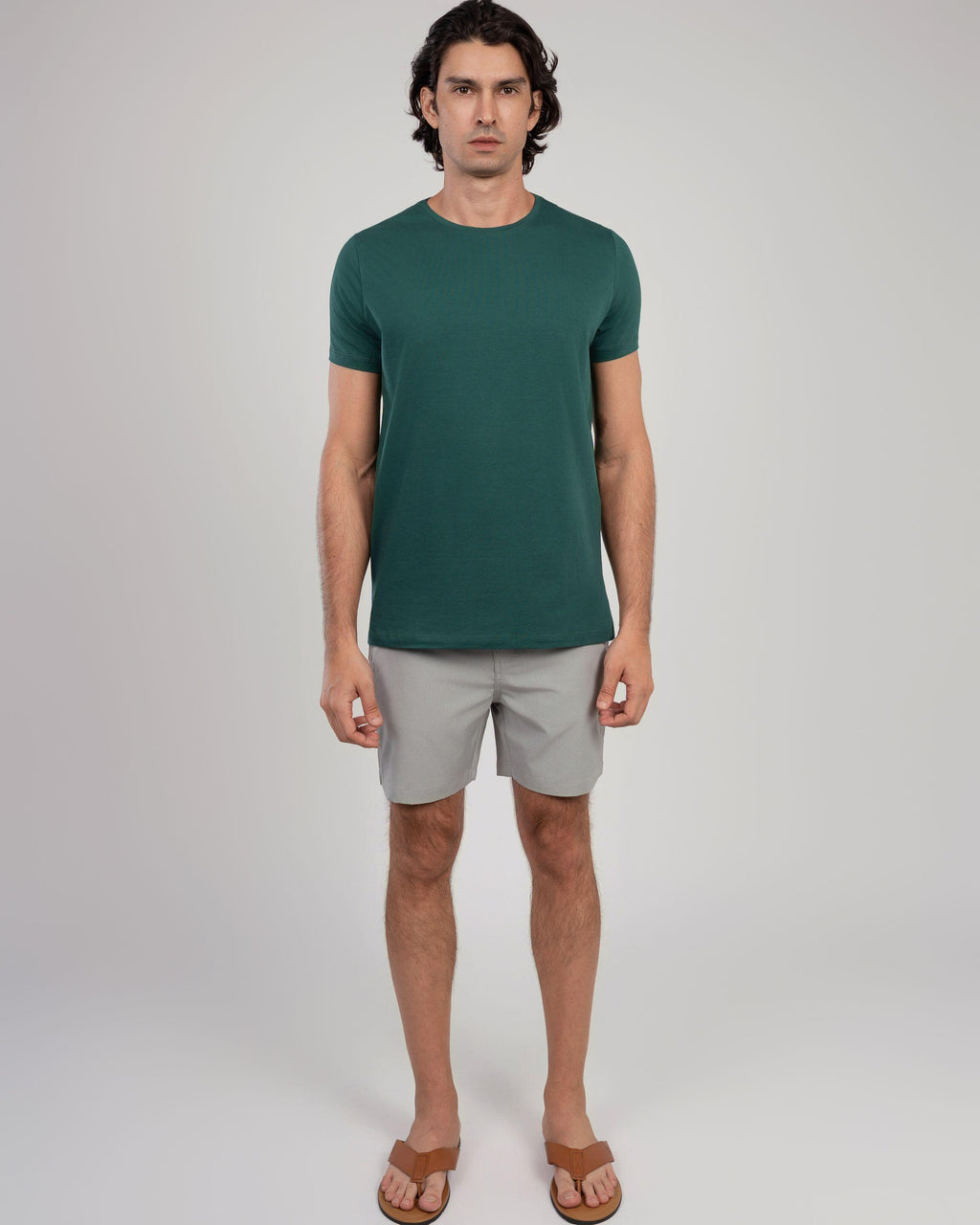 Camiseta Egípcio Gola Redonda Emerald