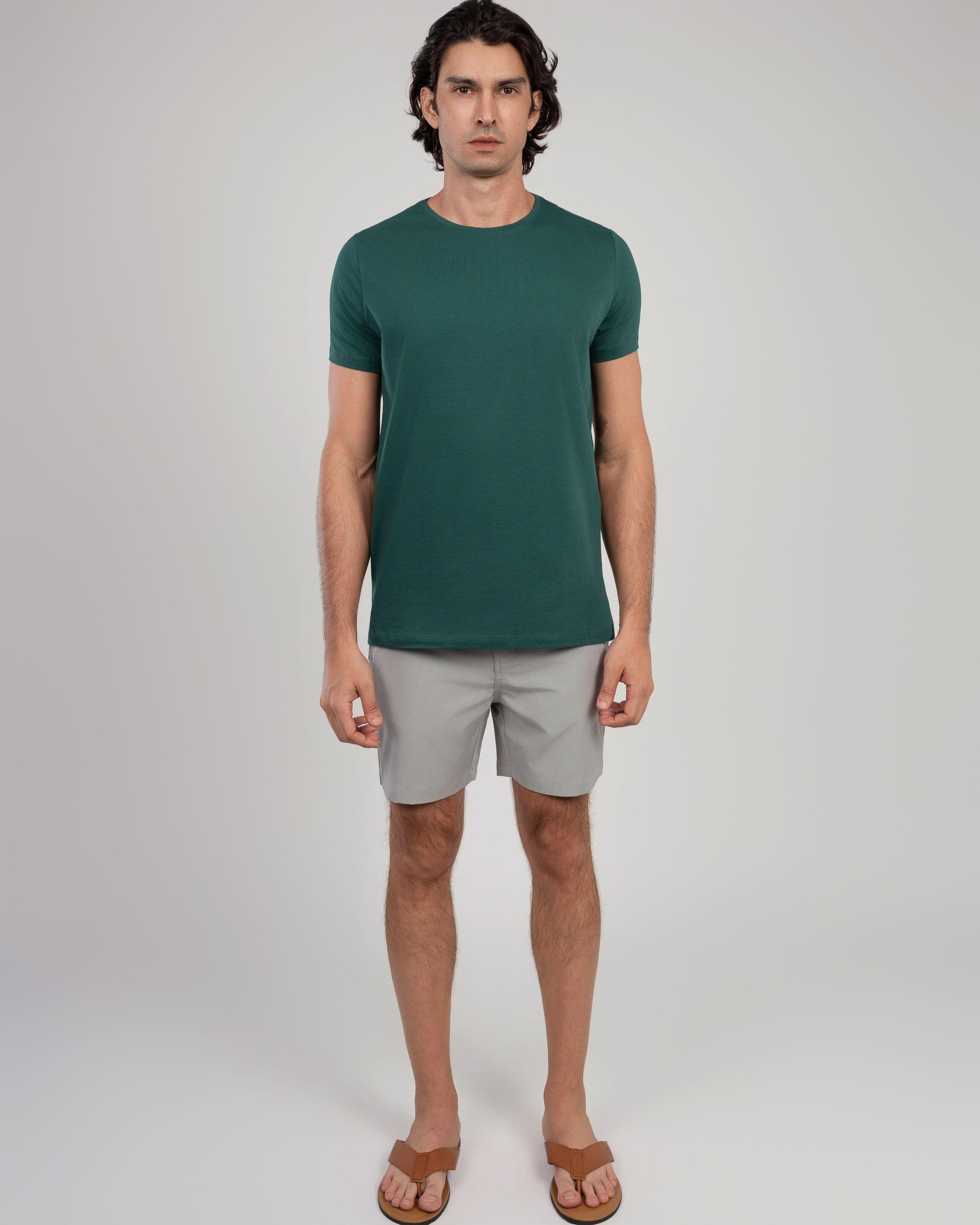 Camiseta Egípcio Gola Redonda Emerald