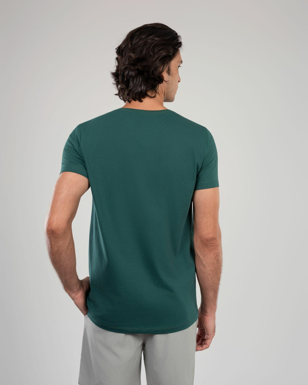 Camiseta Egípcio Gola Redonda Emerald