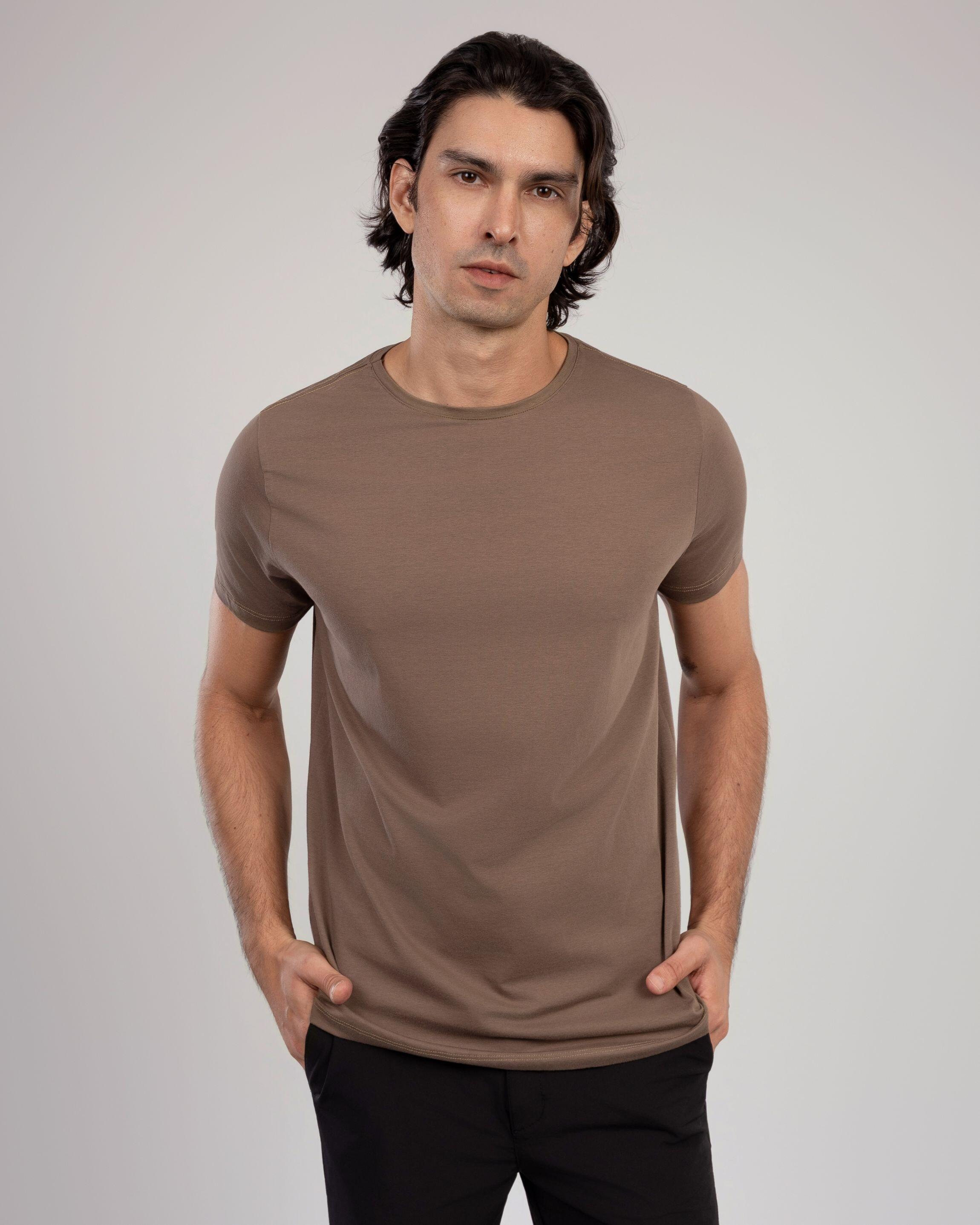Camiseta Egípcio Gola Redonda Evergreen