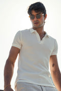 Polo Griglia Avorio