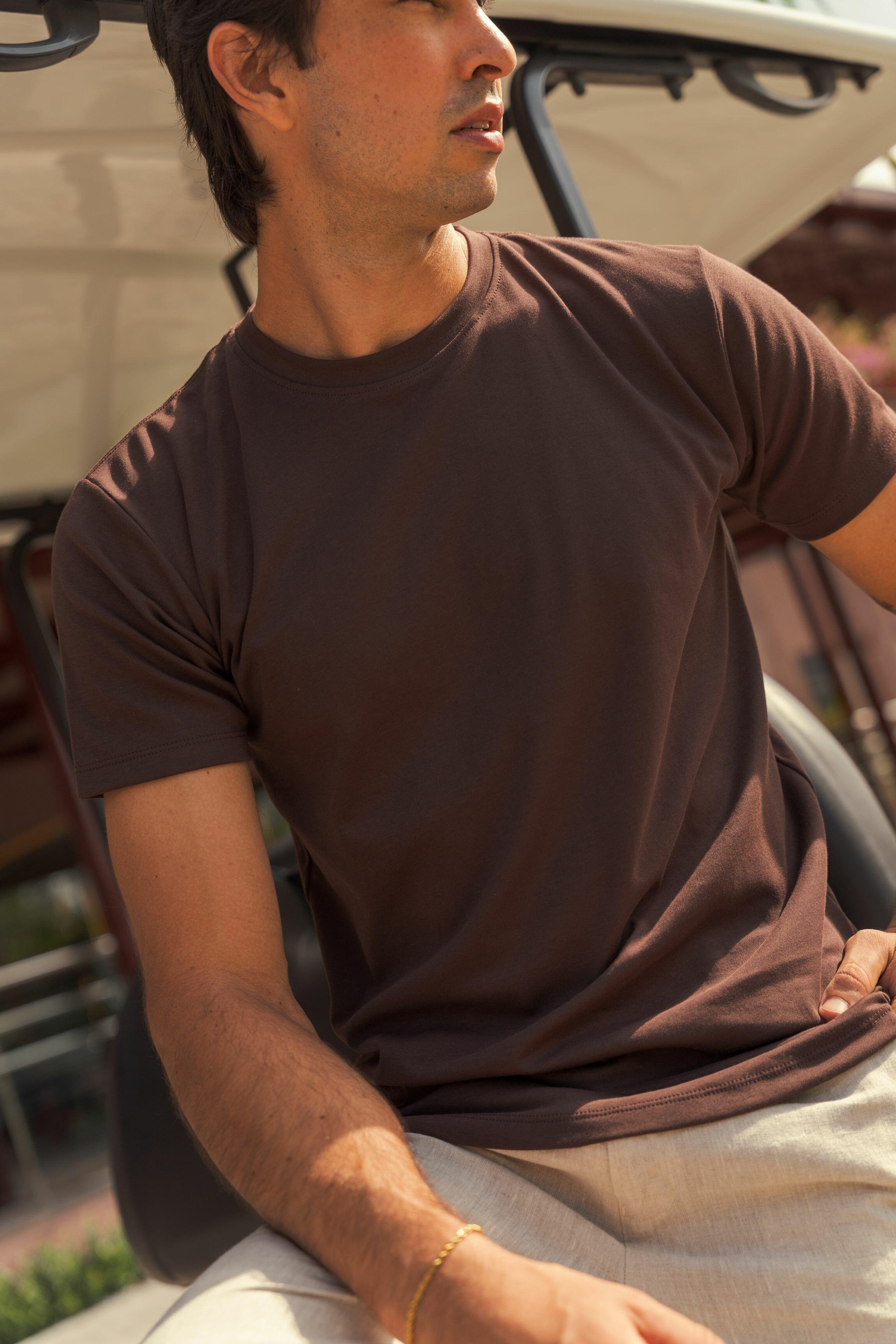 Camiseta Pima Brown
