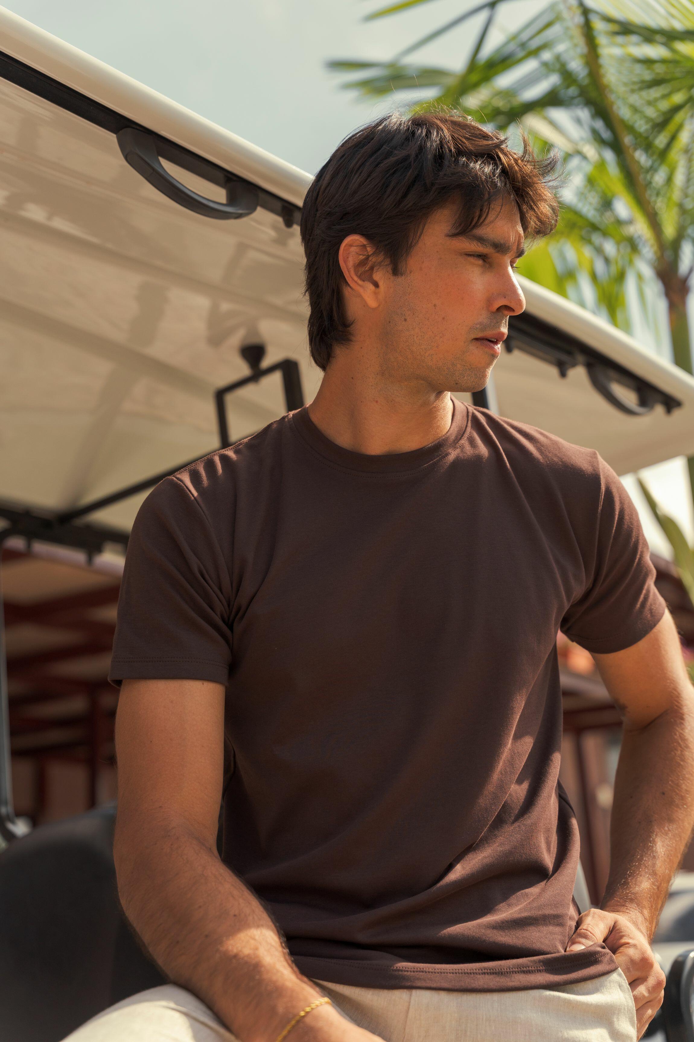 Camiseta Pima Brown