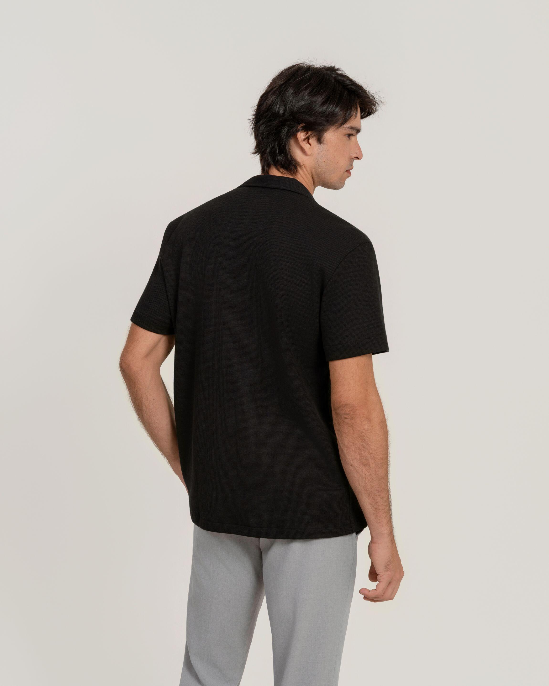 Camisa de Botão MC Havana Black