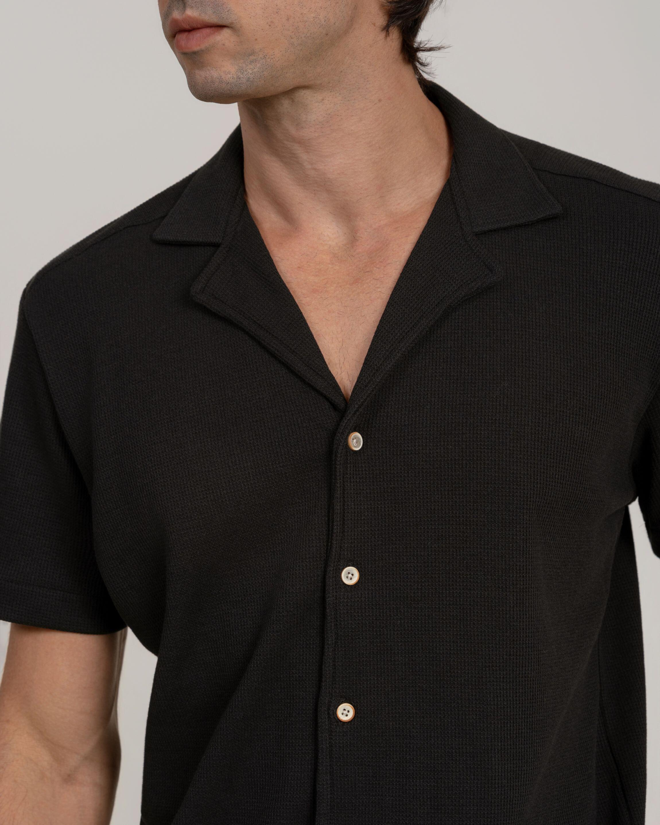 Camisa de Botão MC Havana Black
