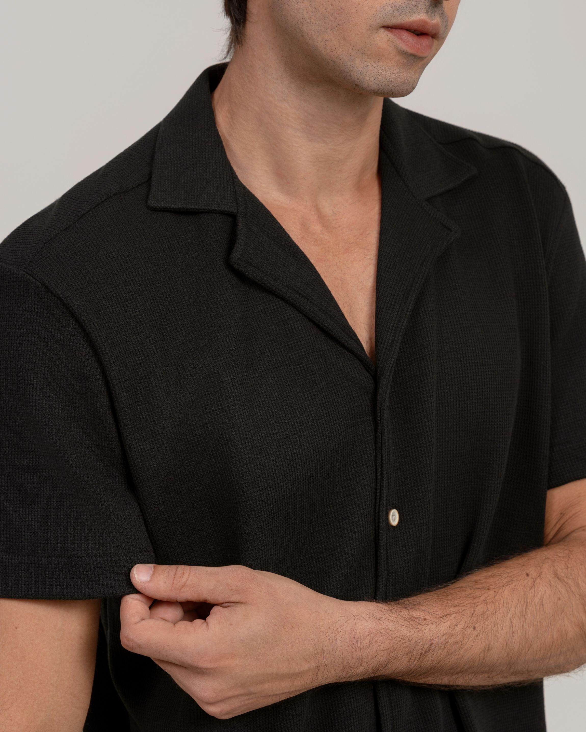 Camisa de Botão MC Havana Black