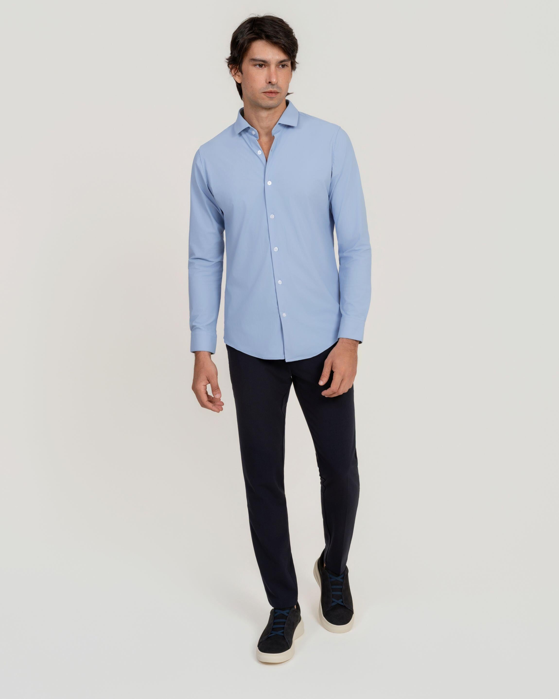 Camisa de Botão ML Tech Azul