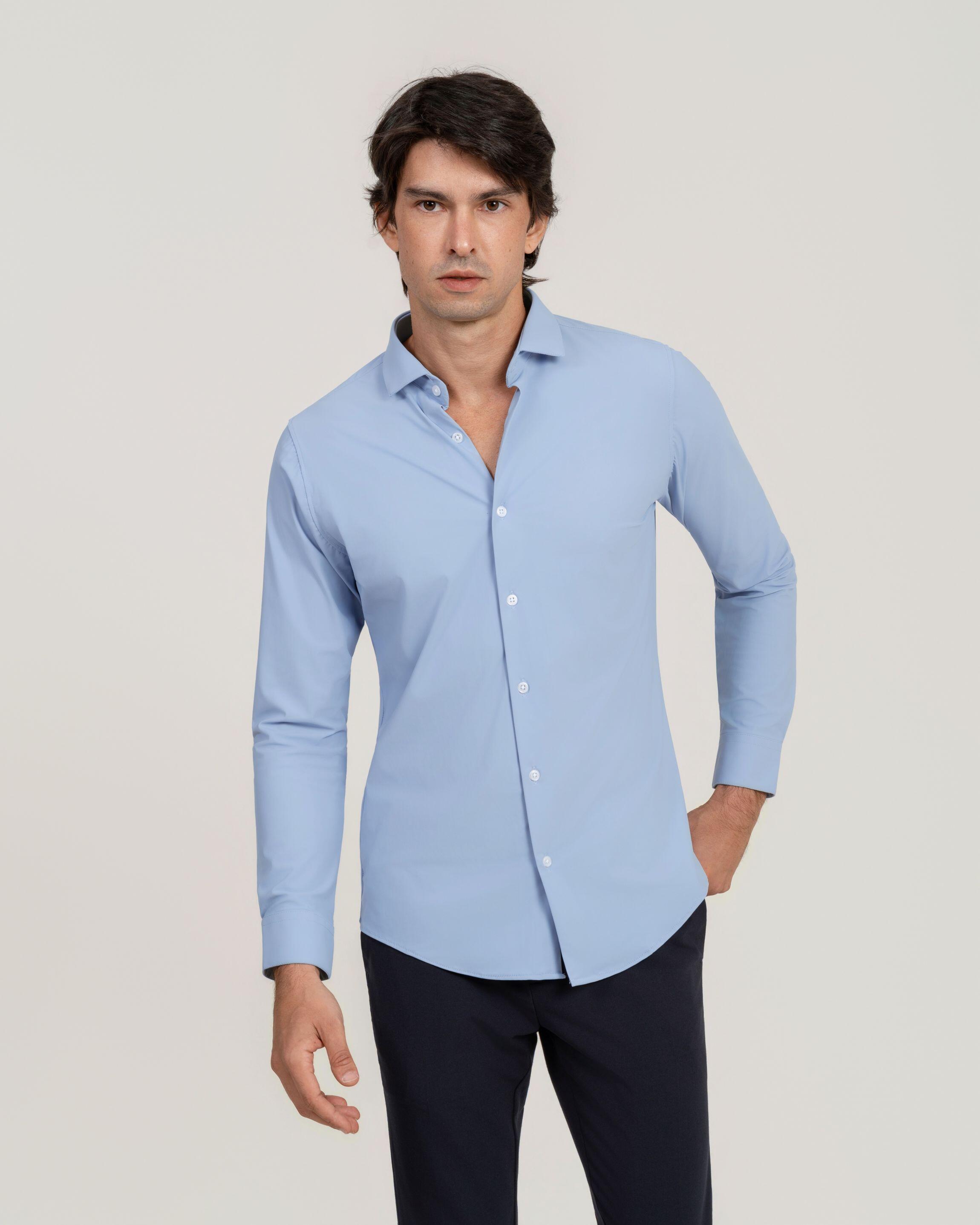 Camisa de Botão ML Tech Azul