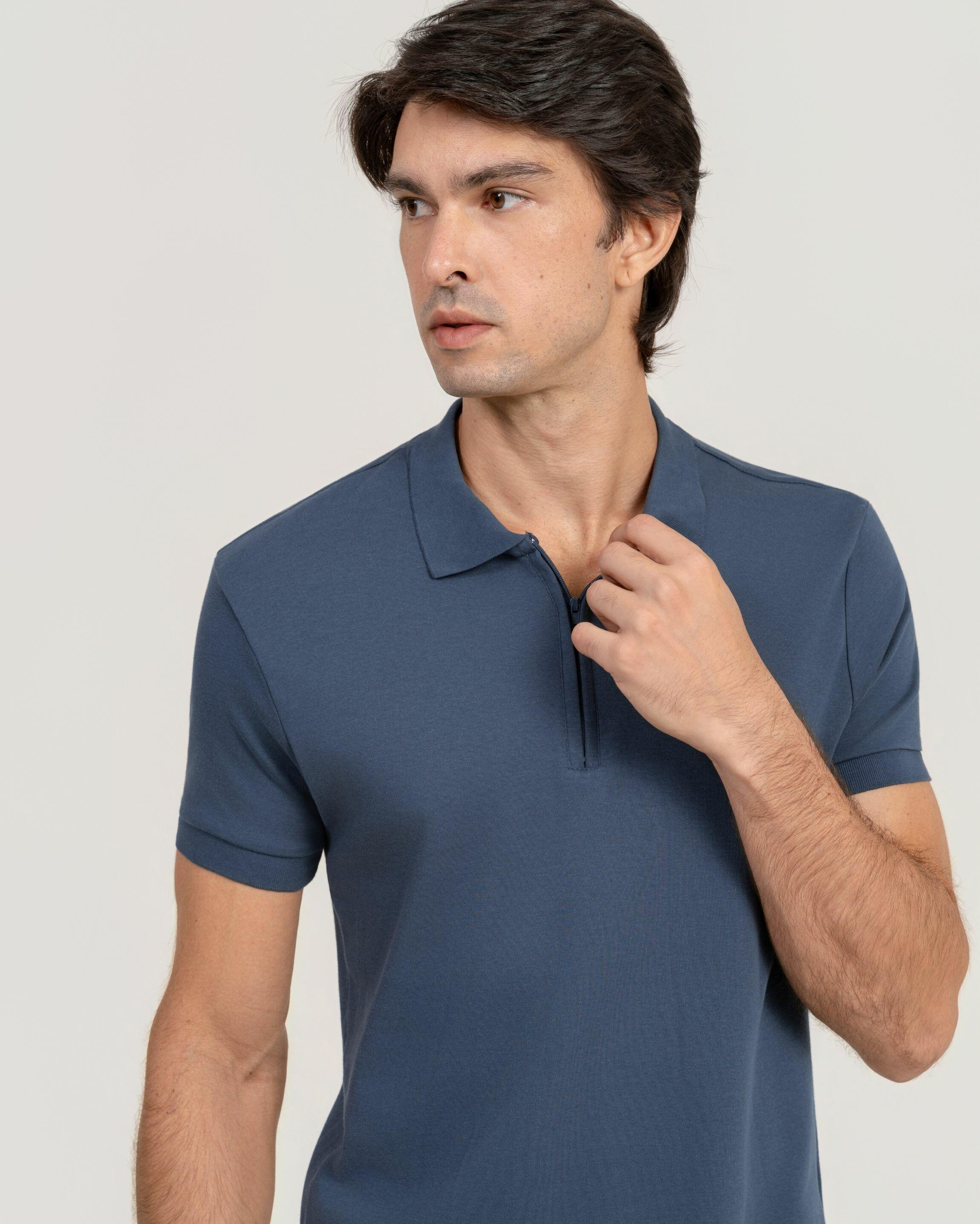 Polo Egípcio Vault Navy