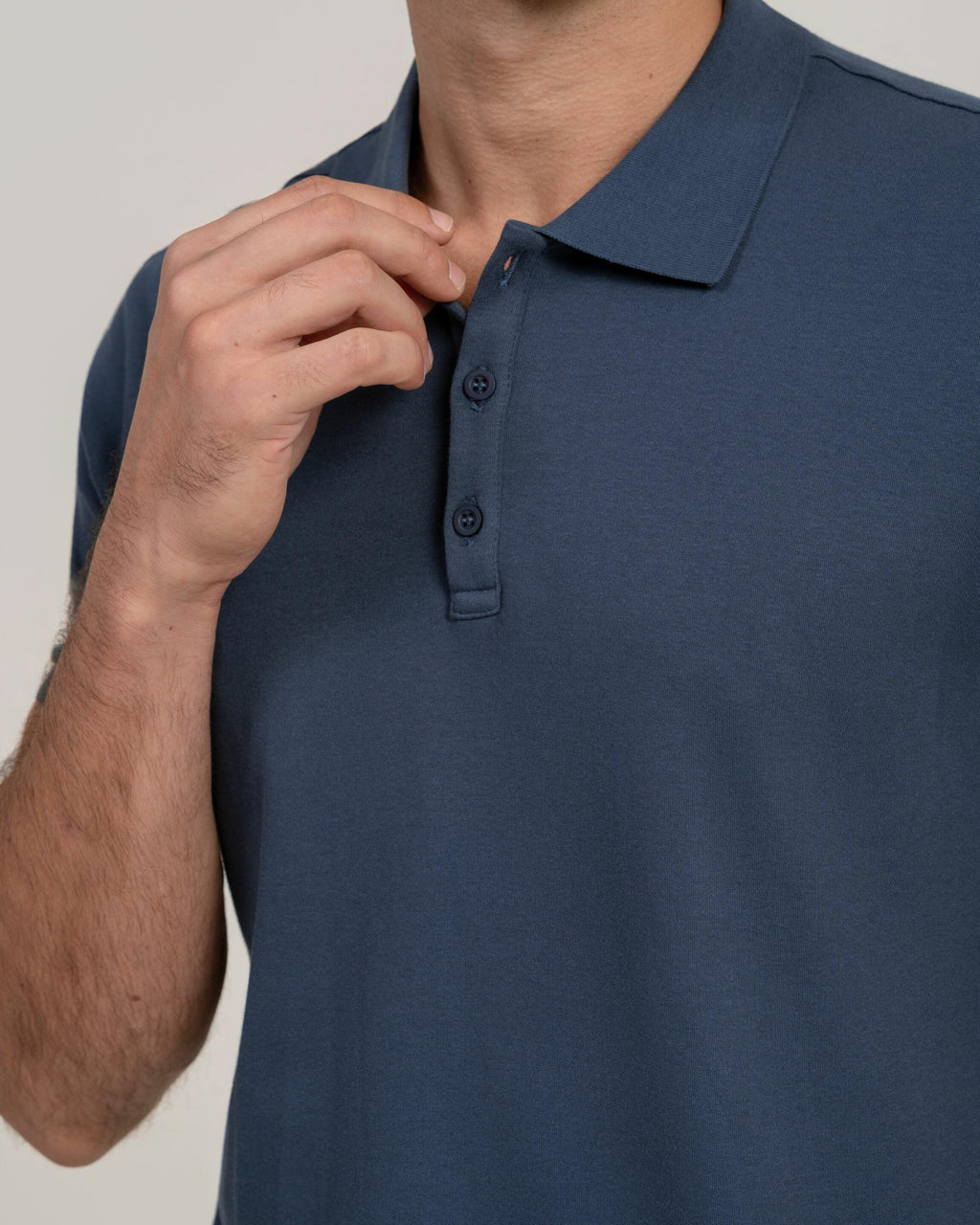 Polo Suedine Egípcio Navy