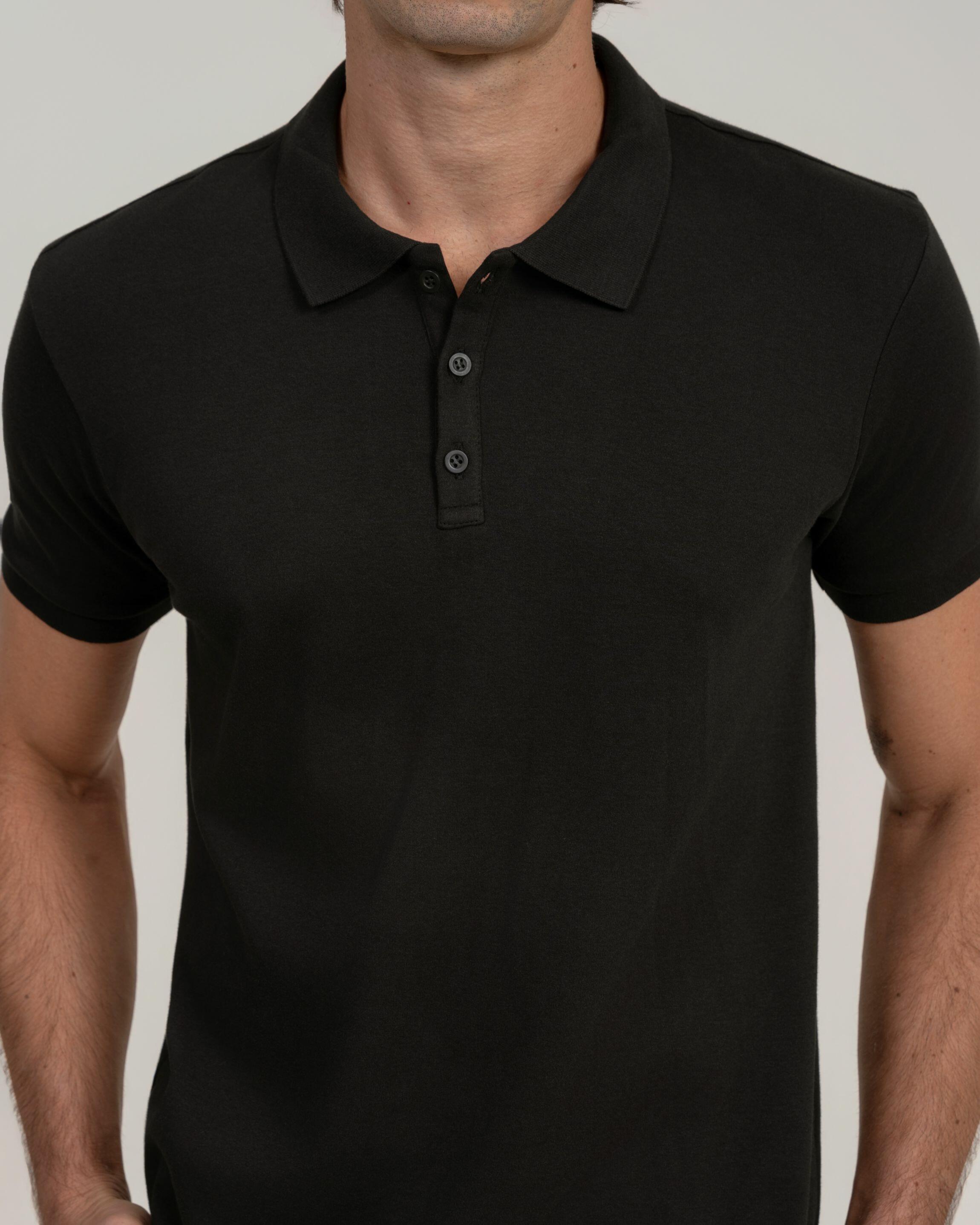 Polo Suedine Egípcio Black