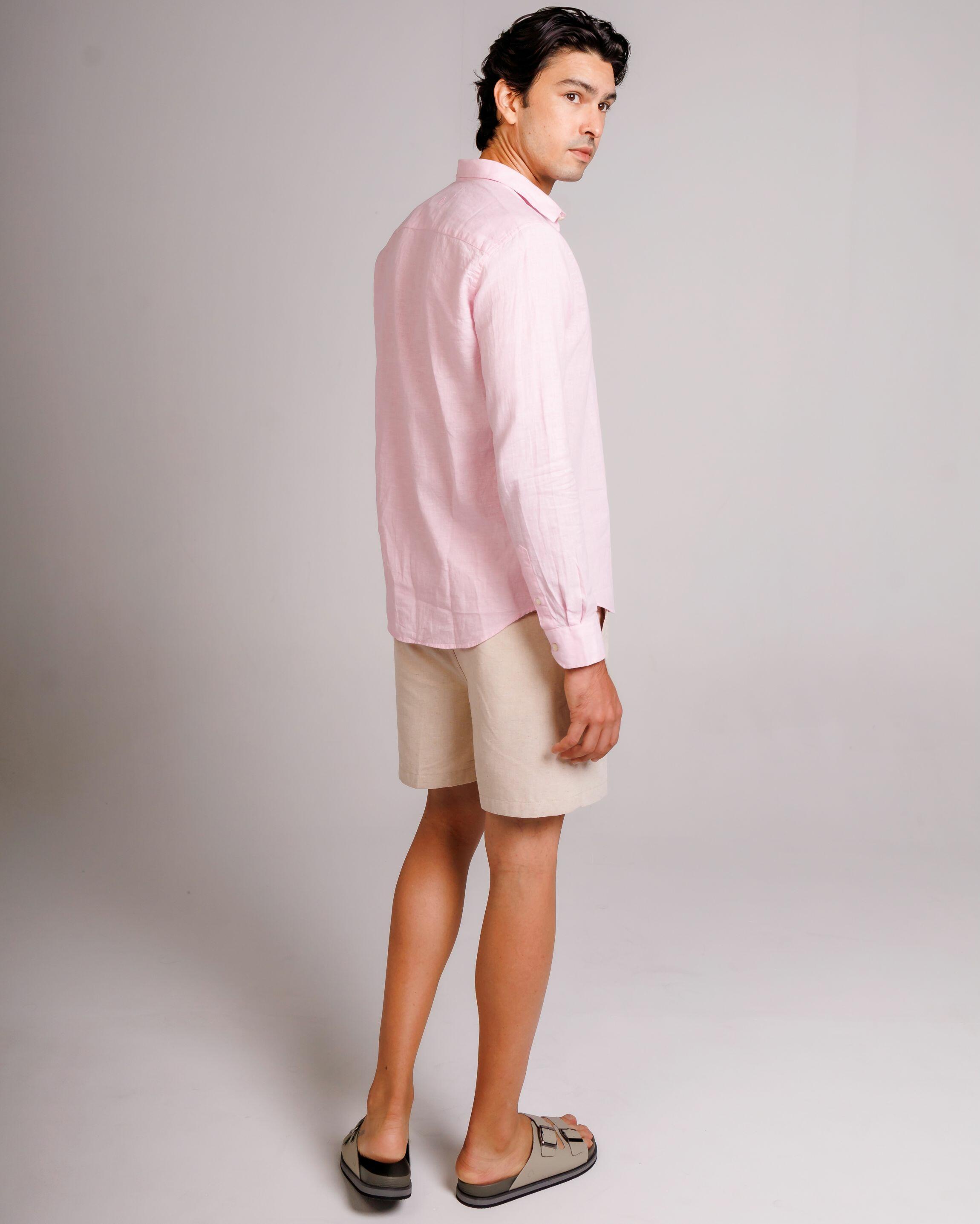 Camisa de Botão ML Linho Pienza Baby