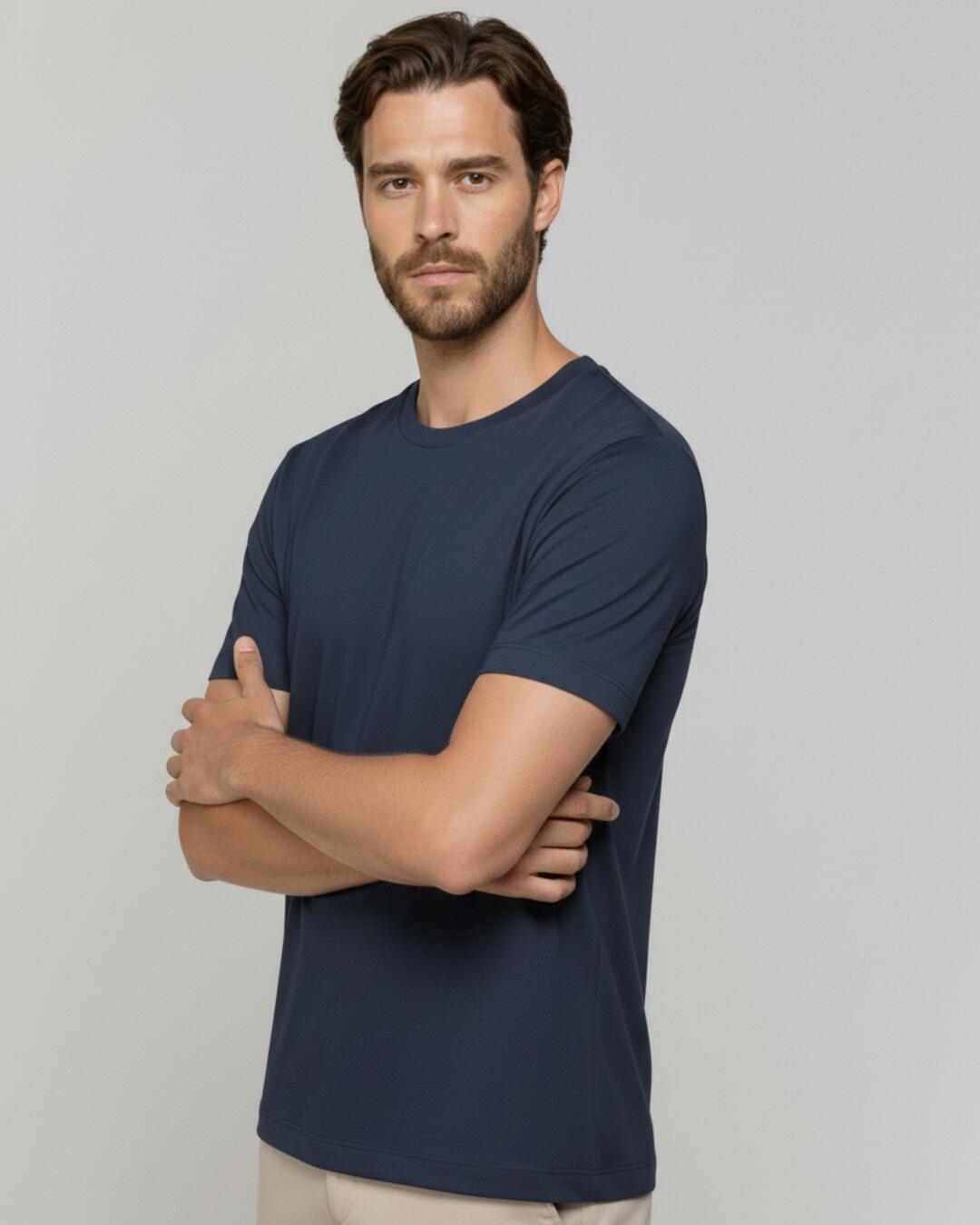 Camiseta Egípcio Strong Navy