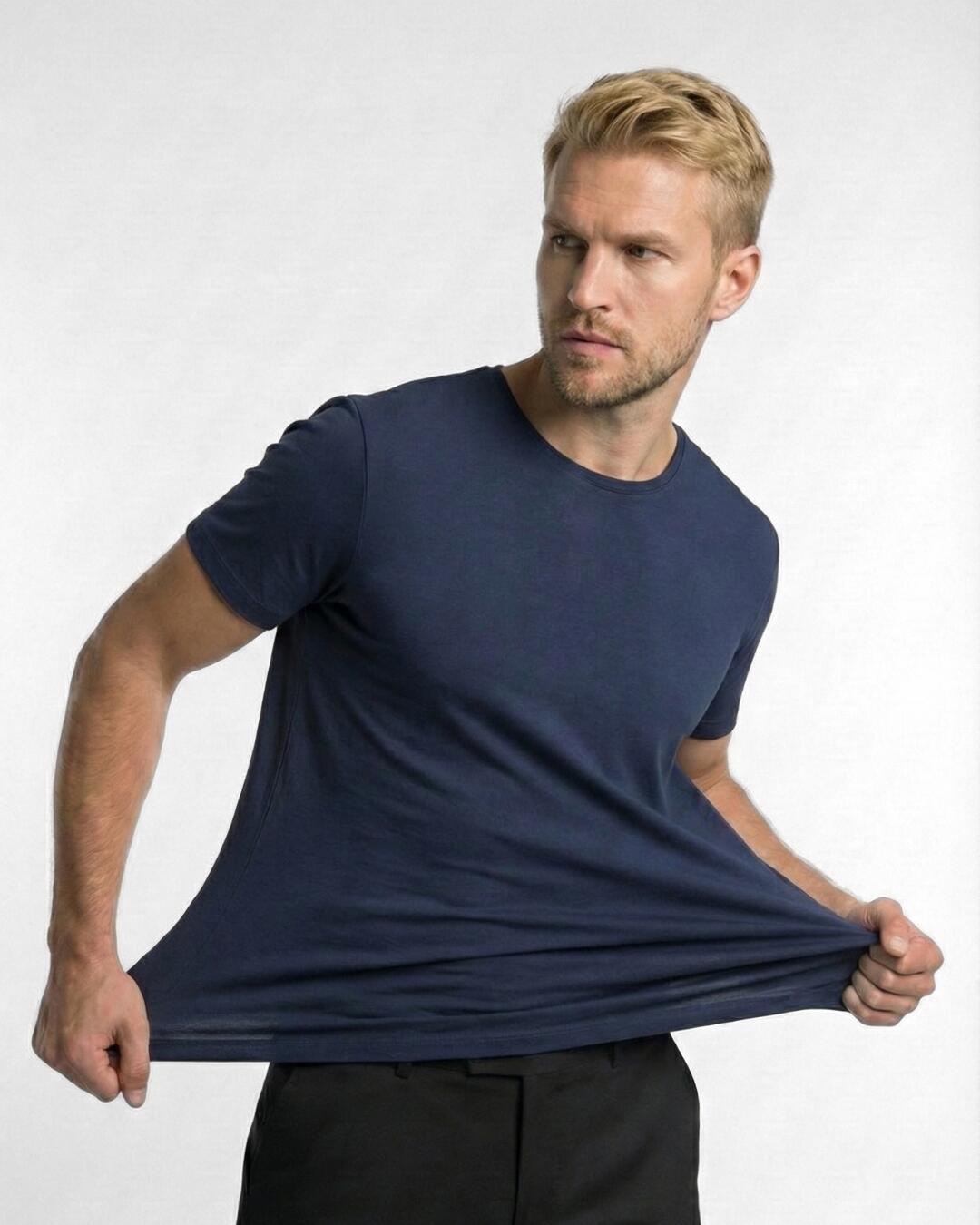 Camiseta Tech Hybrid Navy