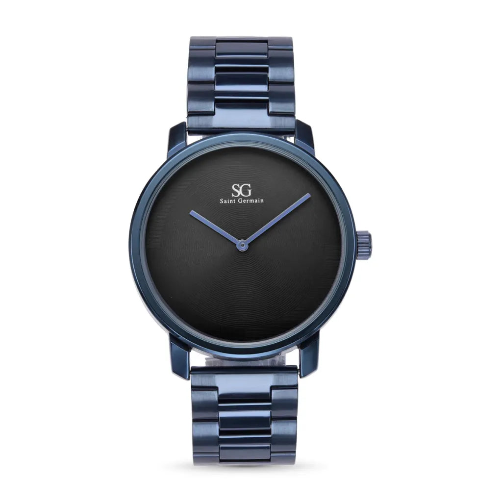 Relogio Masculino Redondo Vermont Azul