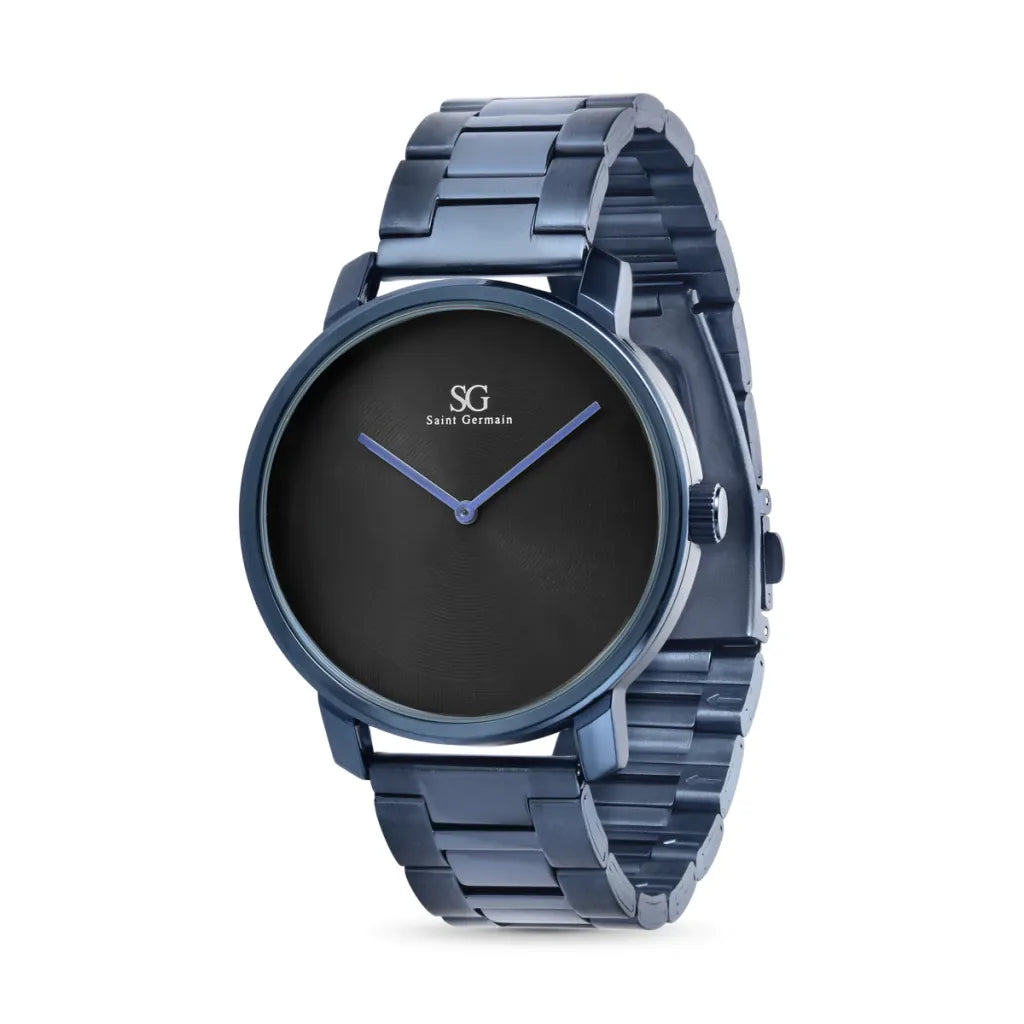 Relogio Masculino Redondo Vermont Azul