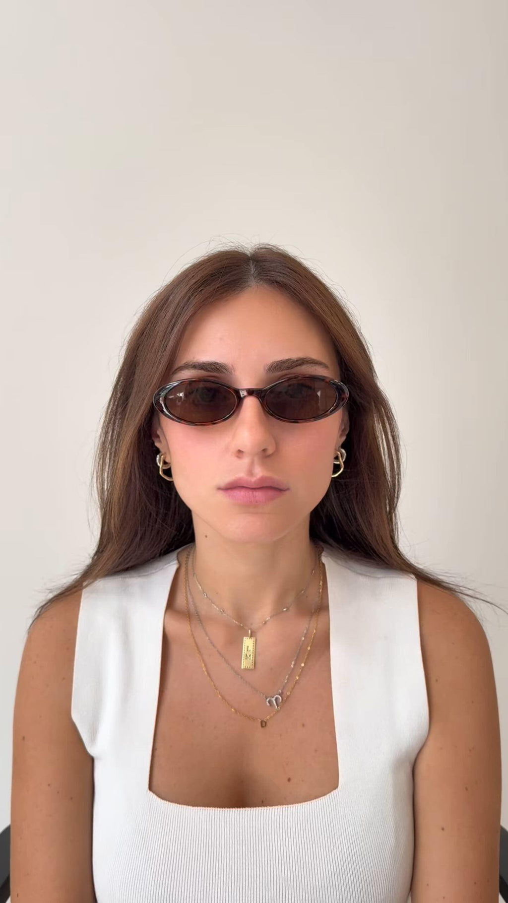 Oculos de Sol Oval Feminino Verona Tortoise Giorno