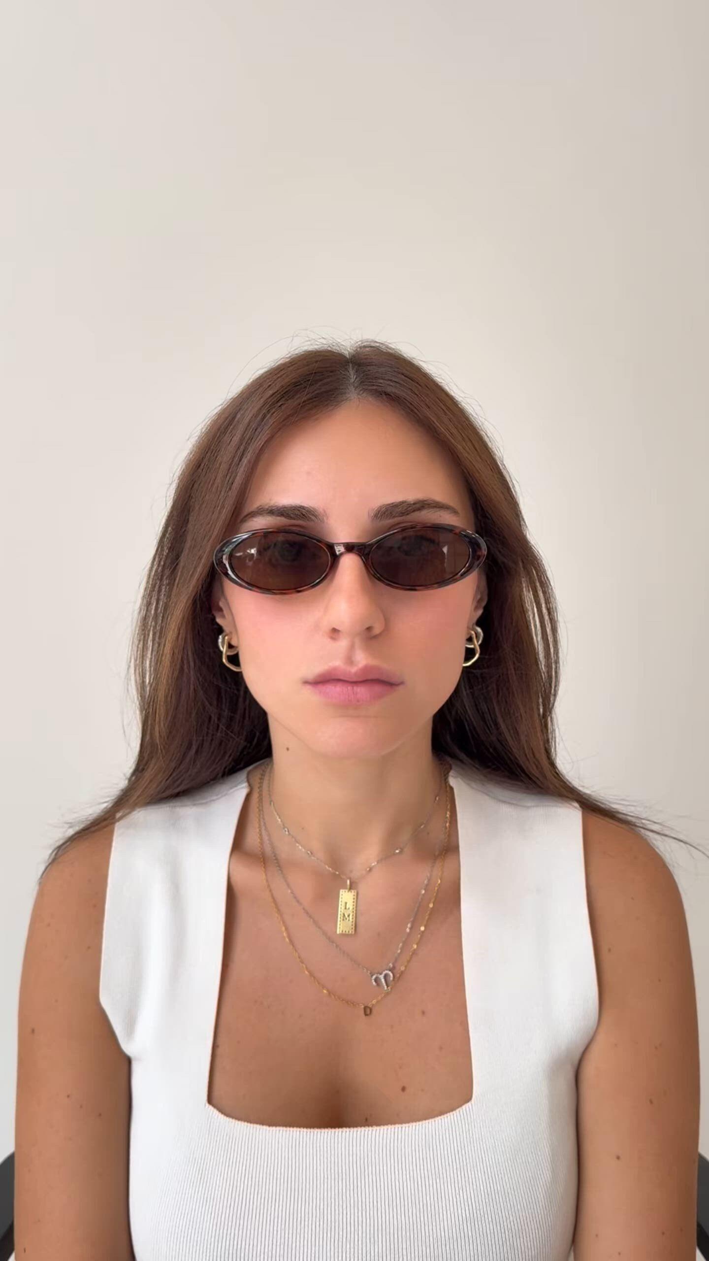 Oculos de Sol Oval Feminino Verona Tortoise Giorno