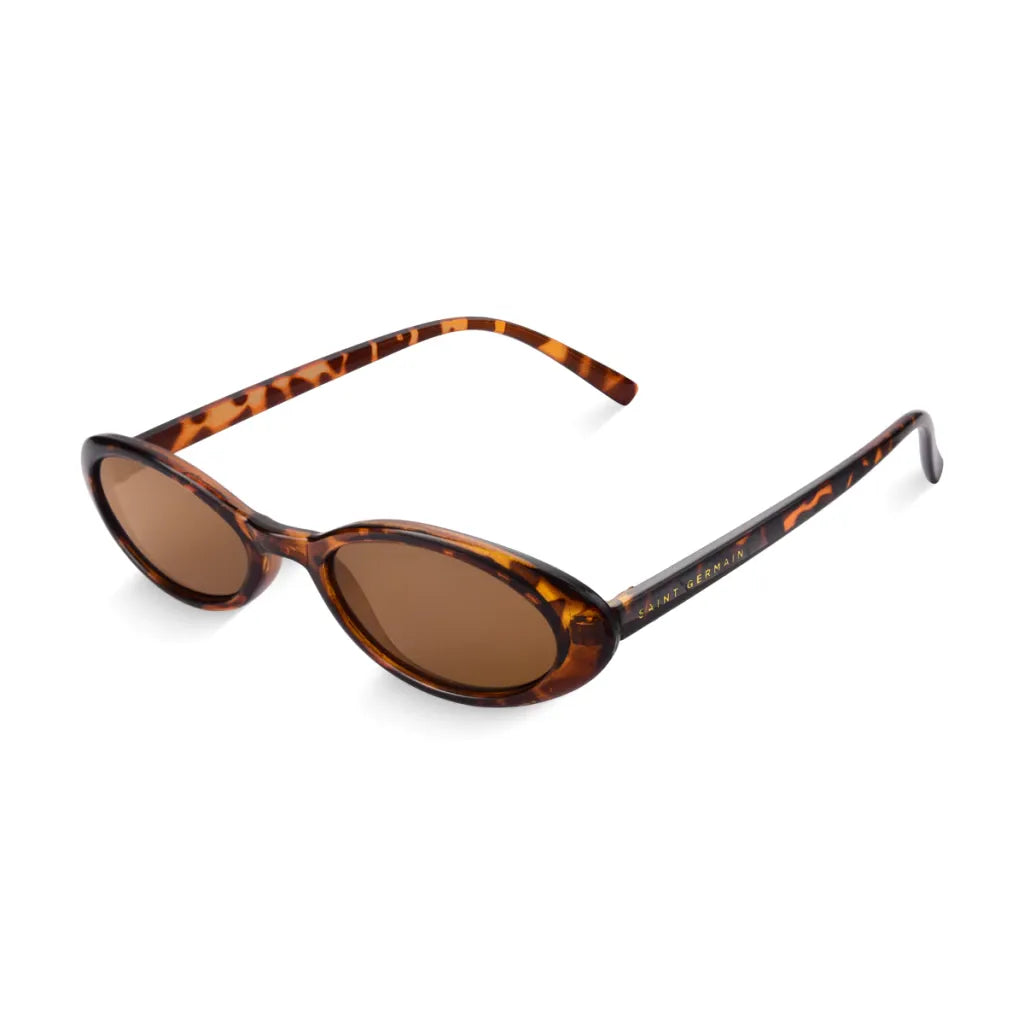Oculos de Sol Oval Feminino Verona Tortoise Giorno