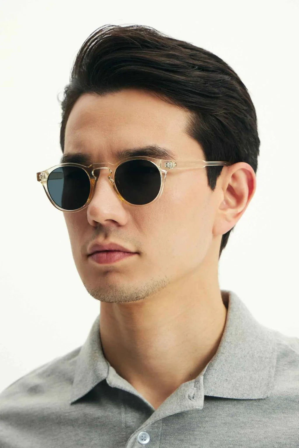 Oculos de Sol Redondo Duna Champagne