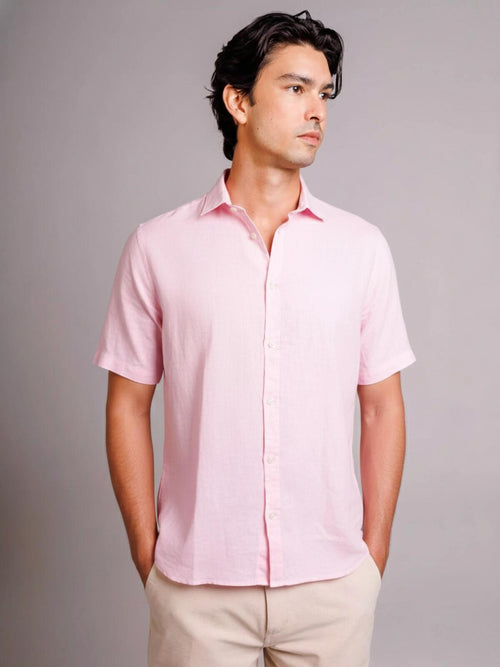 Camisa de Botão MC Linho Pienza Baby