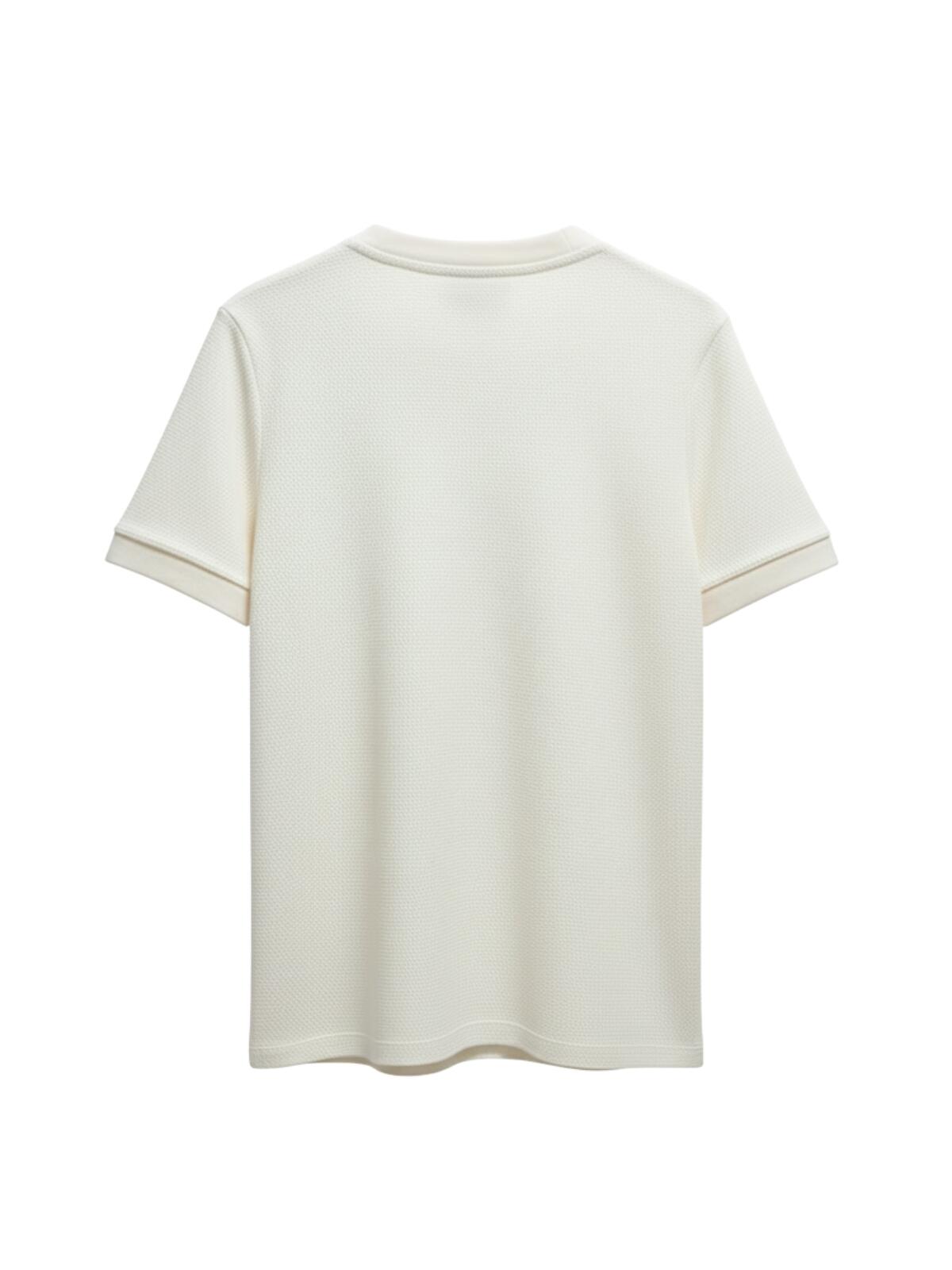 Camiseta Texture Offwhit