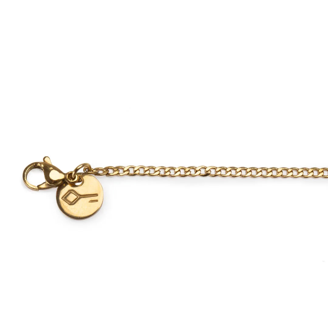 Colar Aco Hewett Dourado Ouro