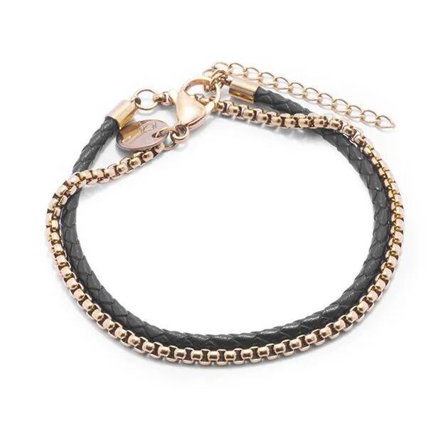 Pulseira Aco Lemmy Dourado Aj Ouro