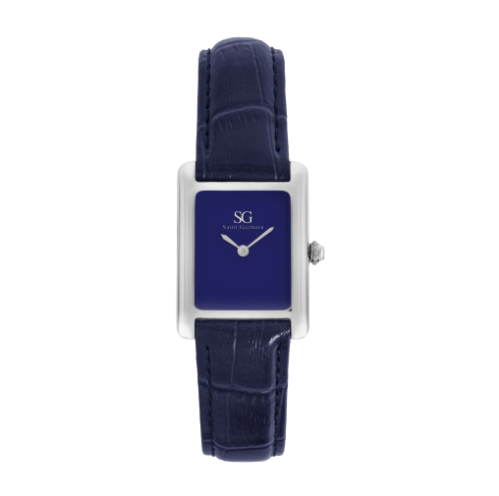 Relógio Masculino Square Croco Riverdale Blue Silver 33mm Azul