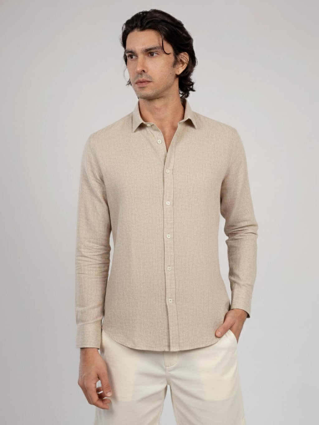Camisa de Botão ML Linho Pienza Innatu