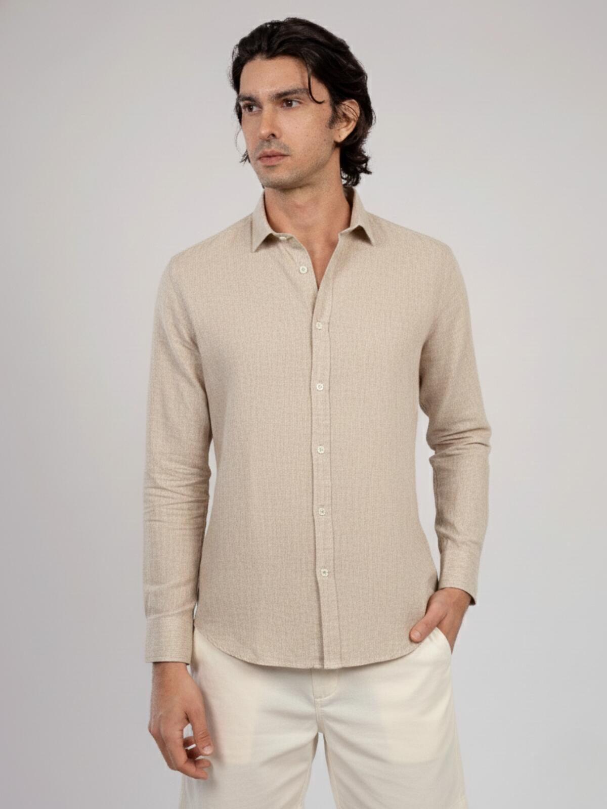 Camisa de Botão ML Linho Pienza Innatu