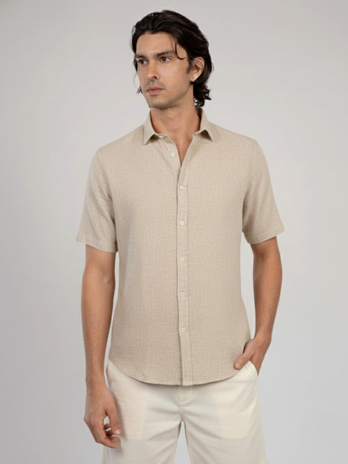 Camisa de Botão MC Linho Pienza Innatu