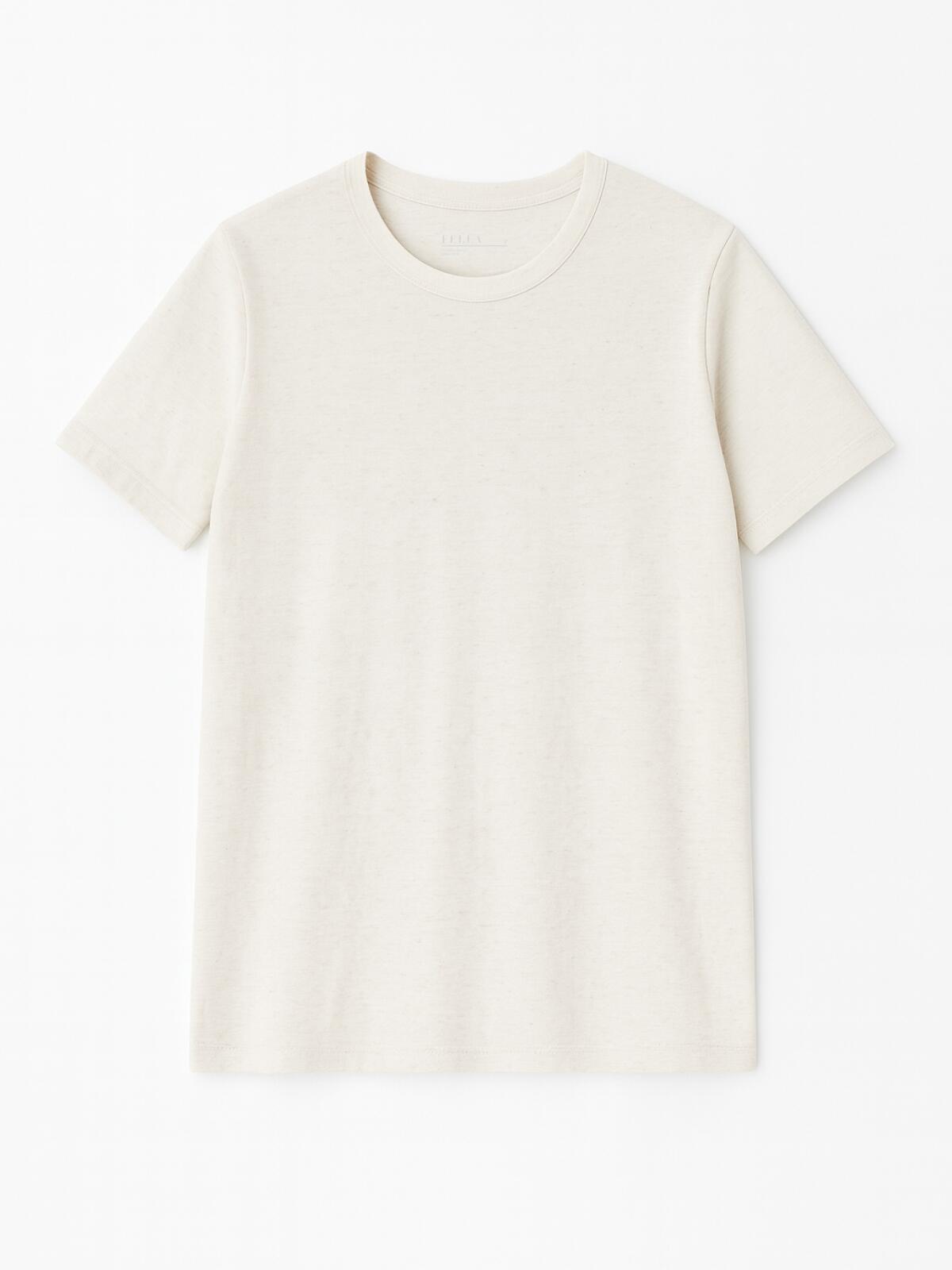 Camiseta Linen Cmst Linen Bege